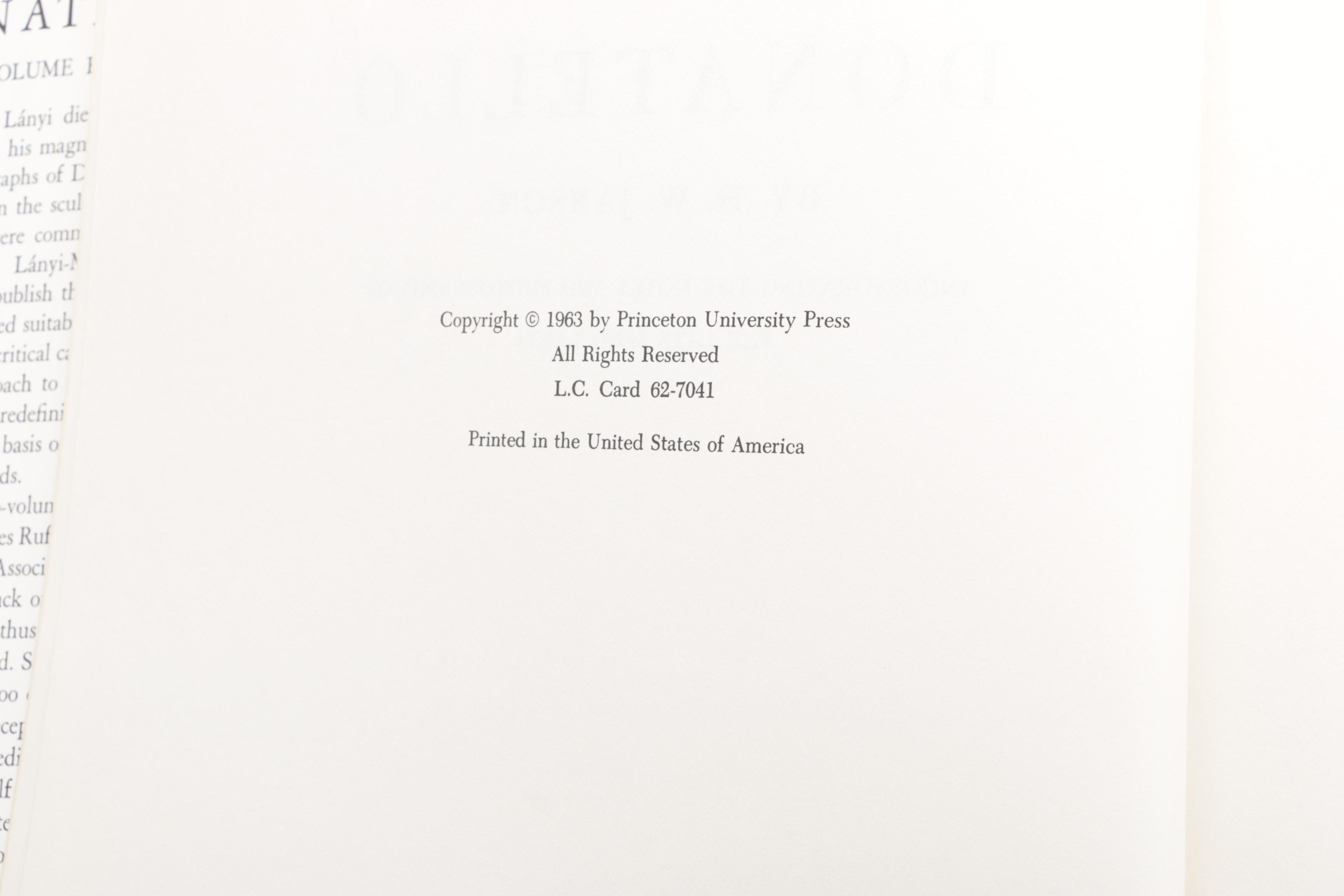 Selection of Art Books Including Donatello, Michelangelo