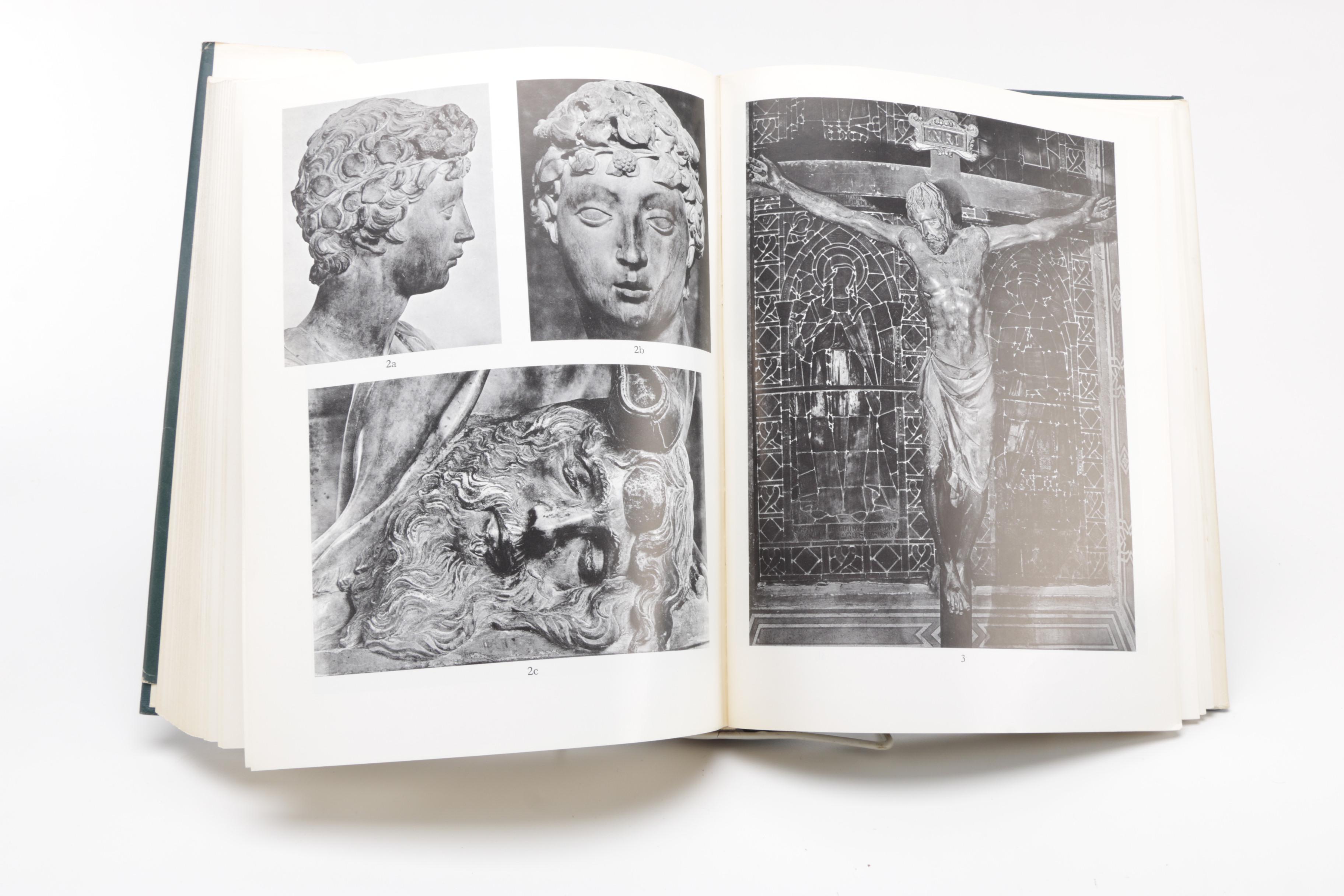 Selection of Art Books Including Donatello, Michelangelo