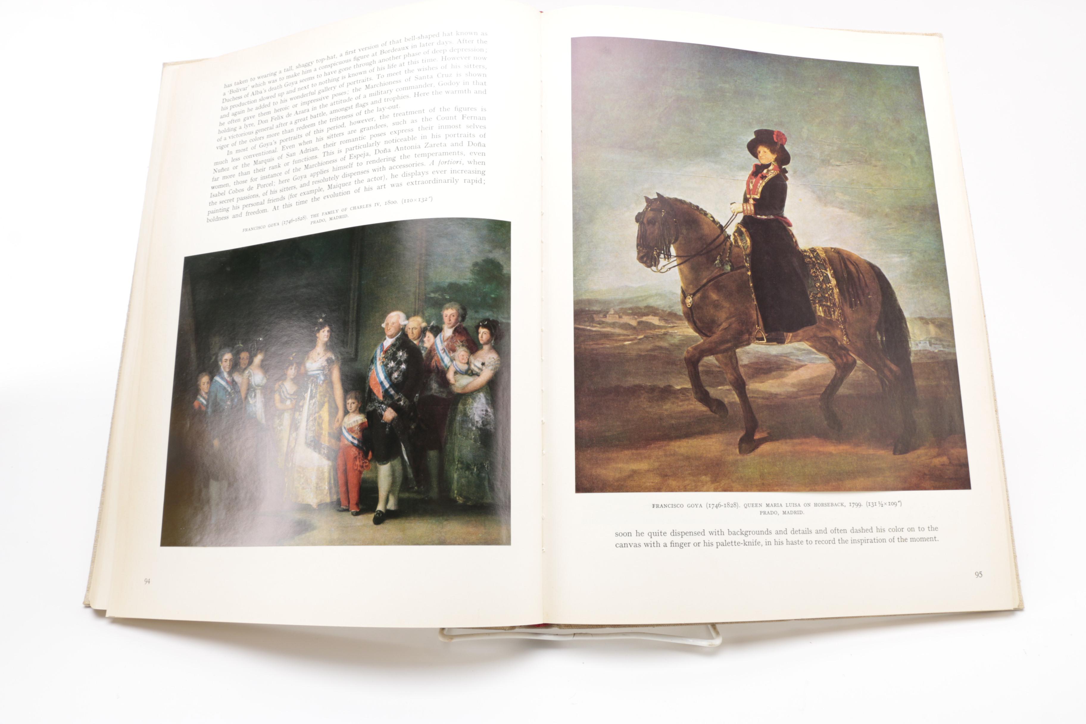 Selection of Art Books Including Donatello, Michelangelo