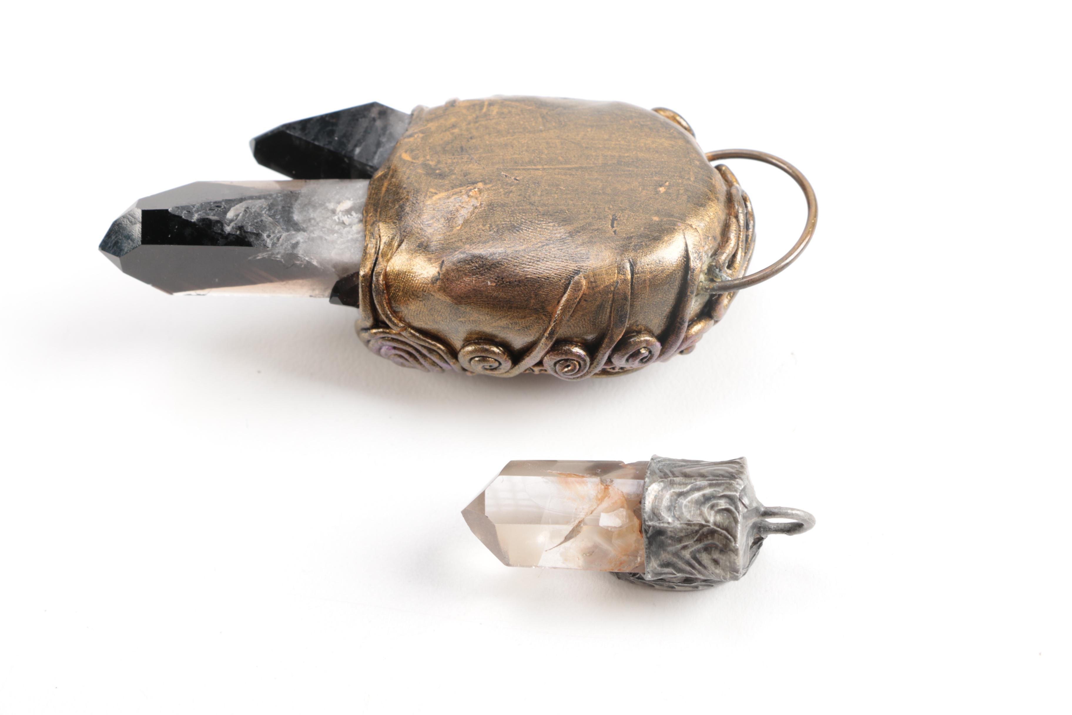 Assorted Gemstone Jewelry Including Quartz