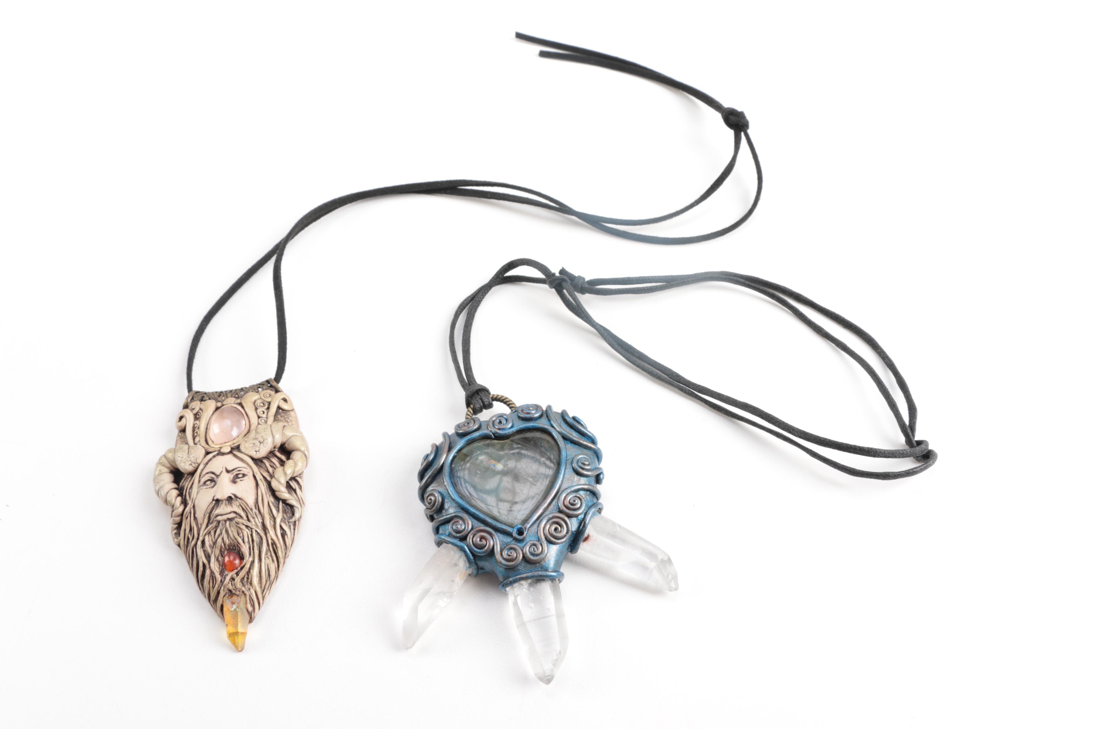 Assorted Gemstone Jewelry Including Quartz