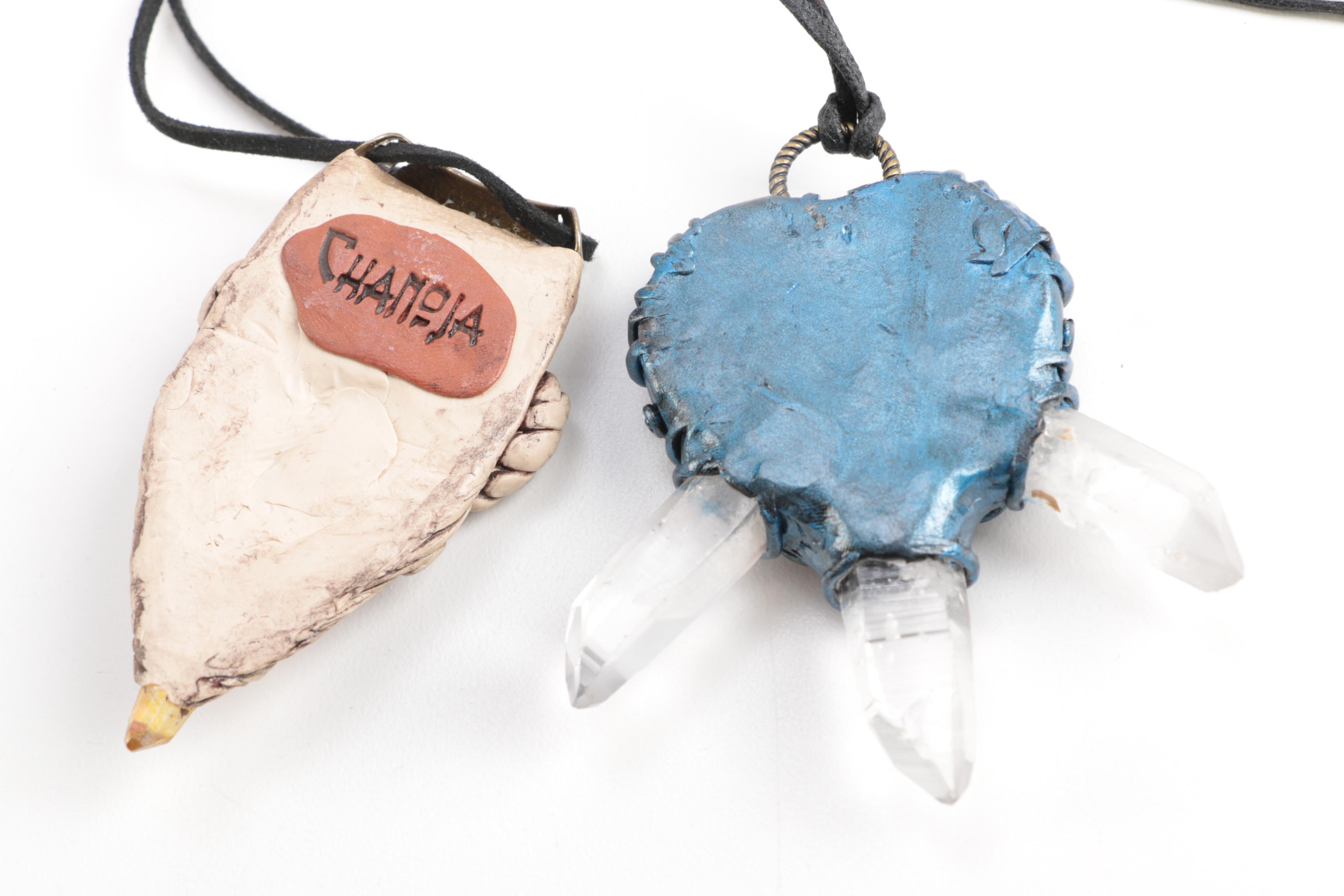 Assorted Gemstone Jewelry Including Quartz
