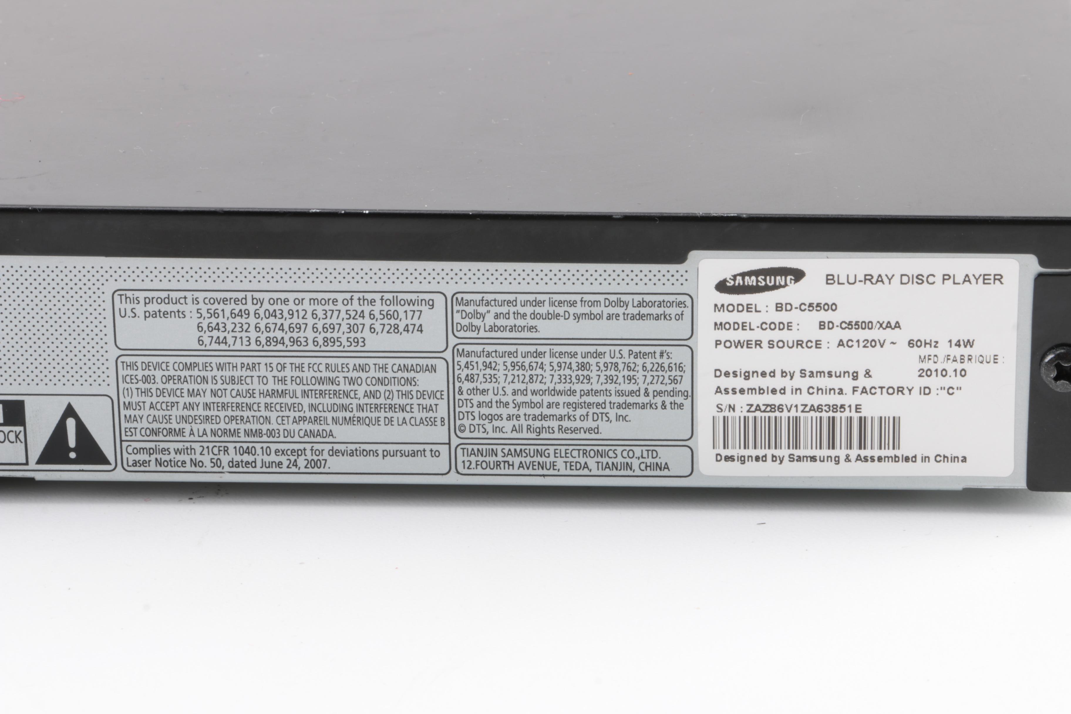 Samsung Blu-ray Player