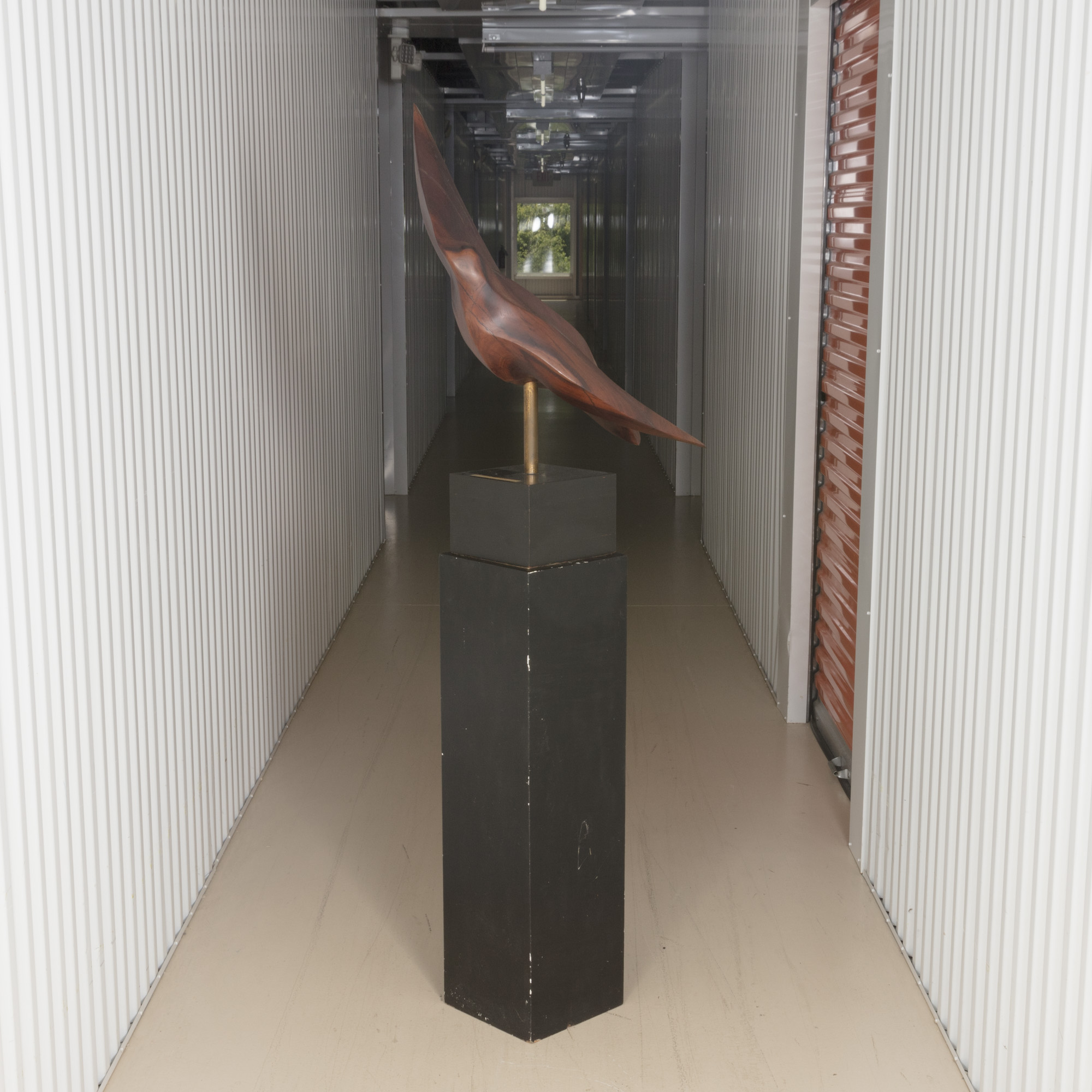 Richard Gerster Wooden Sculpture "Flight of the Dove"