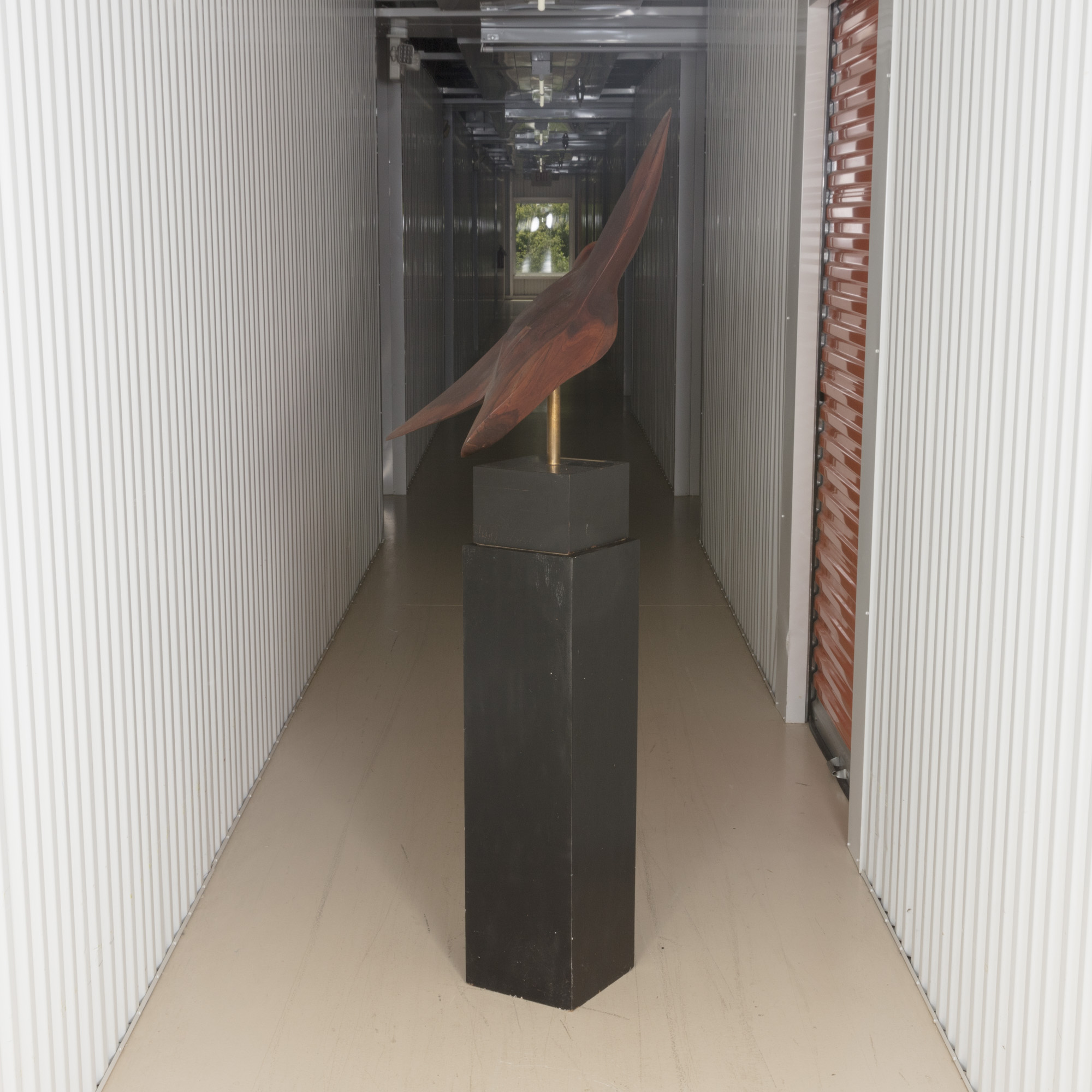 Richard Gerster Wooden Sculpture "Flight of the Dove"