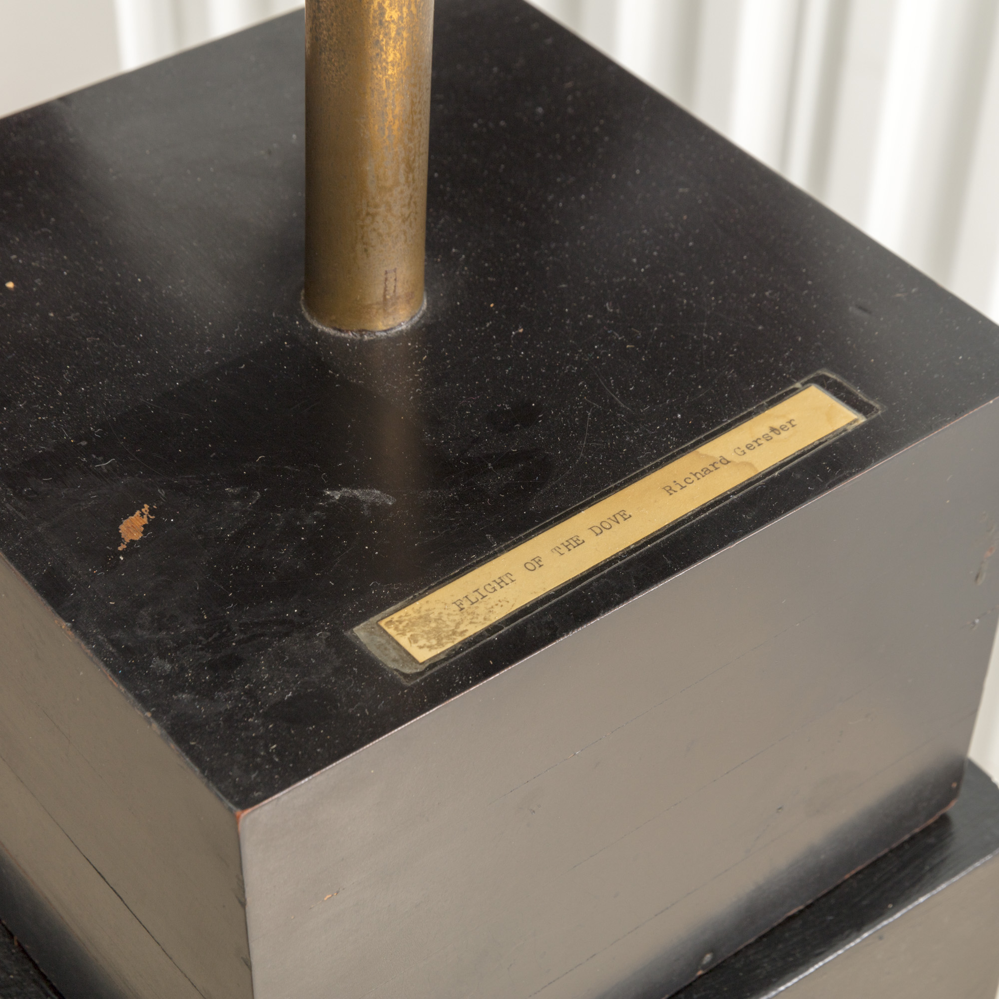 Richard Gerster Wooden Sculpture "Flight of the Dove"