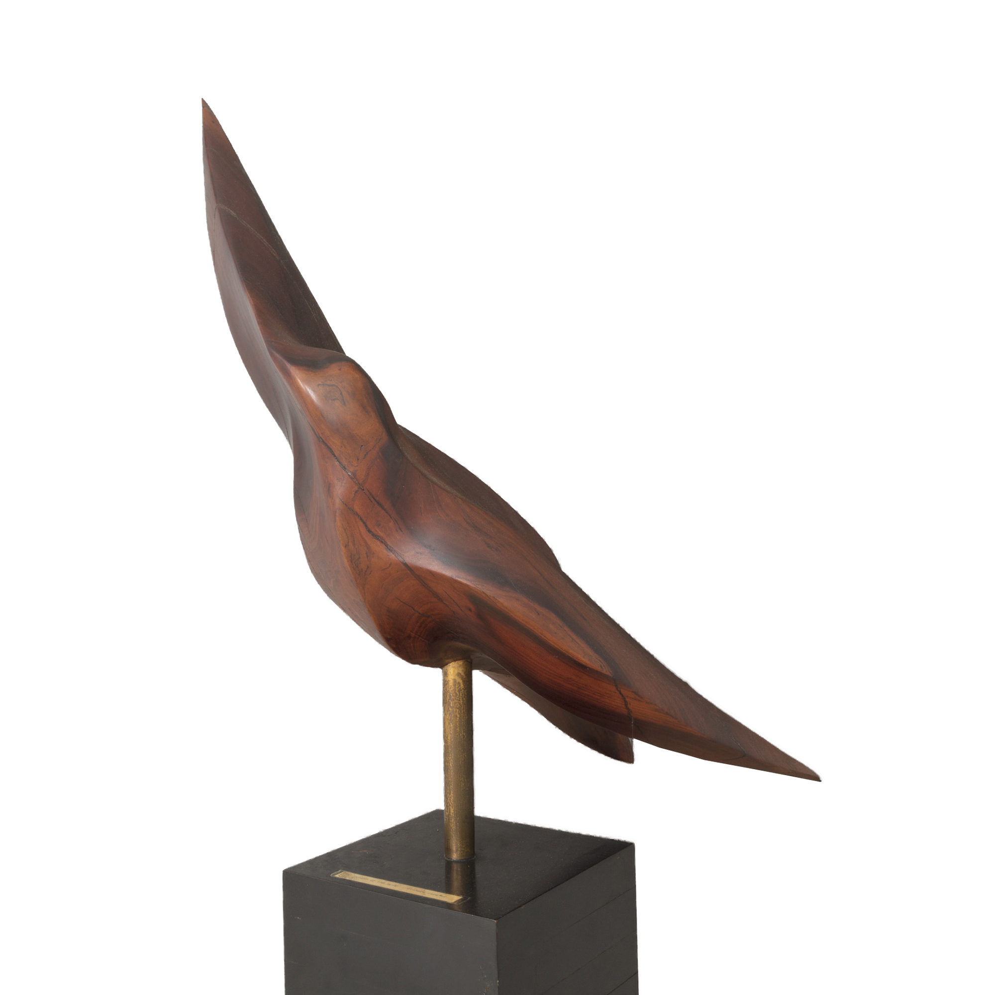Richard Gerster Wooden Sculpture "Flight of the Dove"