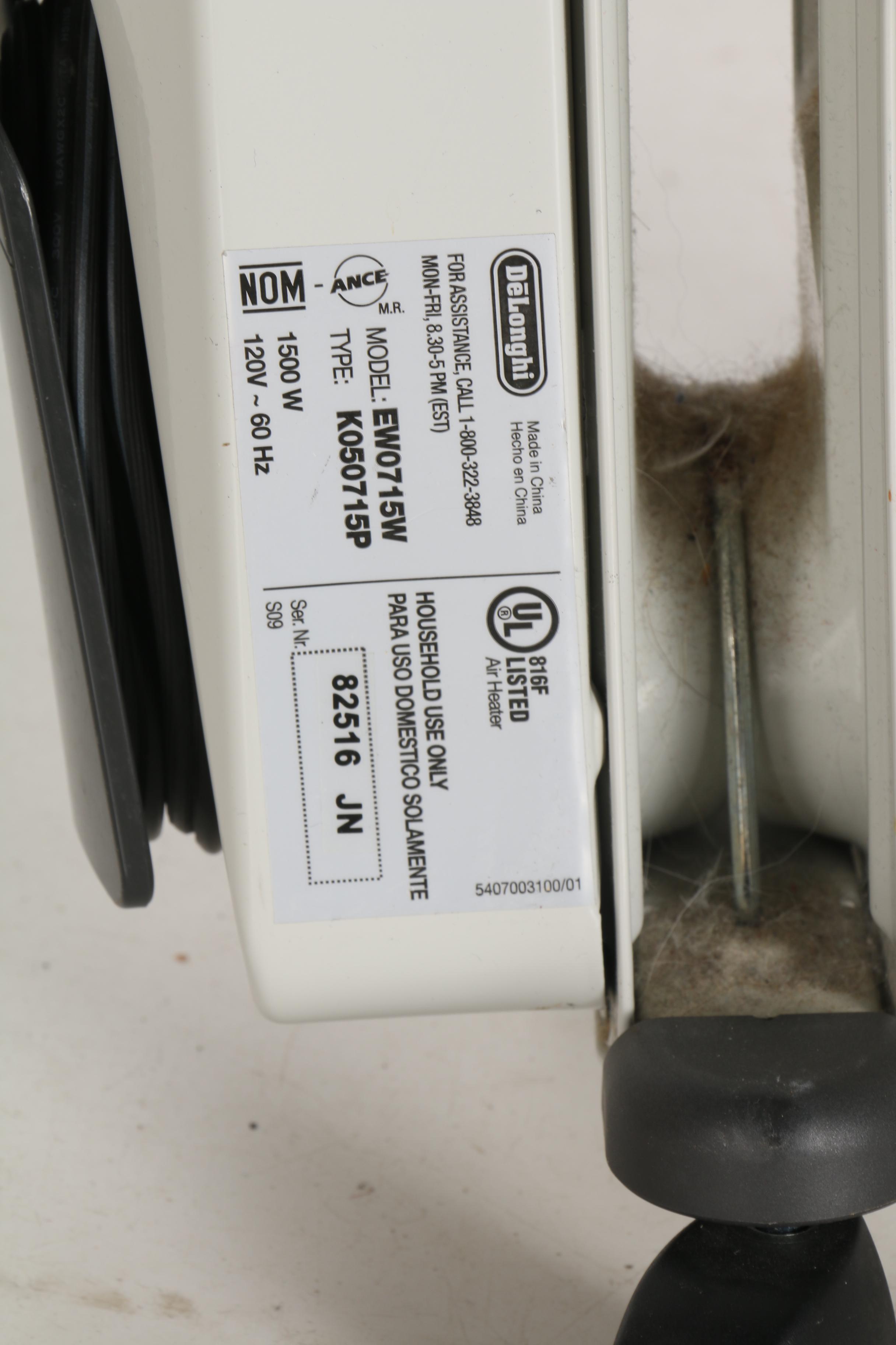 DeLonghi Space Heater