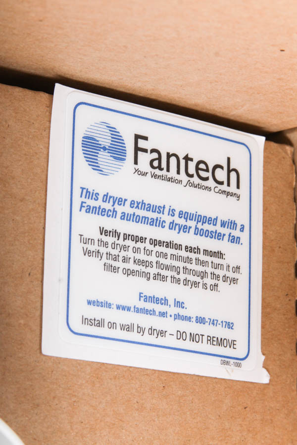 Fantech Dryer Booster