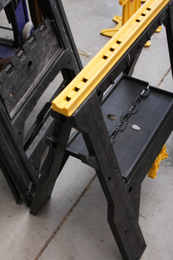 Pair of Collapsible Hazard Caution Signs