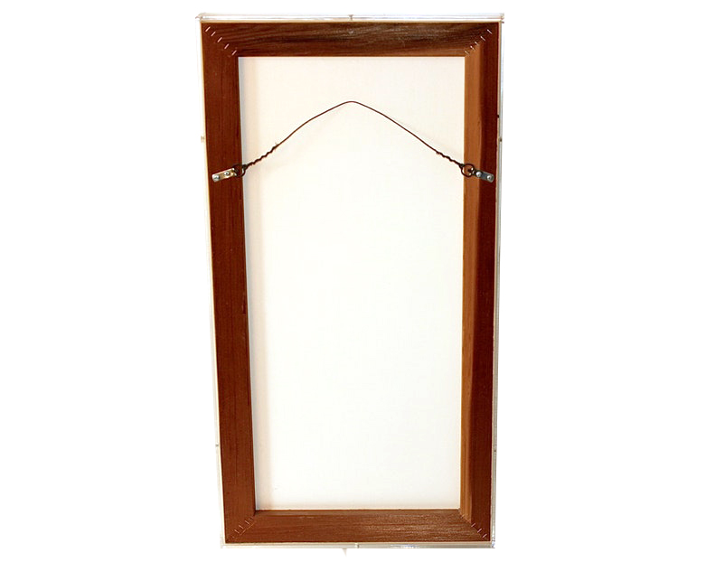 Plaster Relief Wall Art in Acrylic Shadowbox