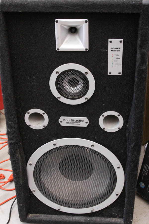 Welton Pro Studio Industrial Sound Pressure System Speakers