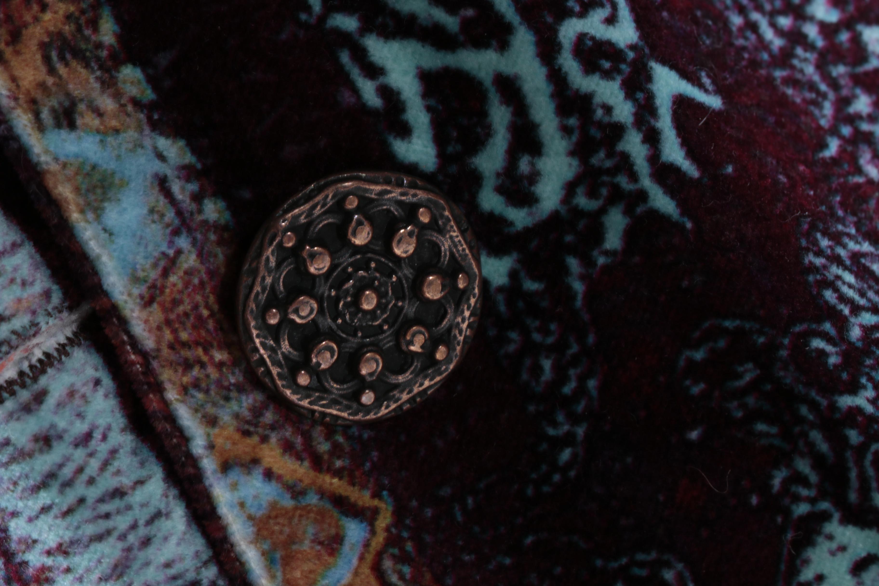 Women's Aventures des Toiles Multicolored Velvet Coat