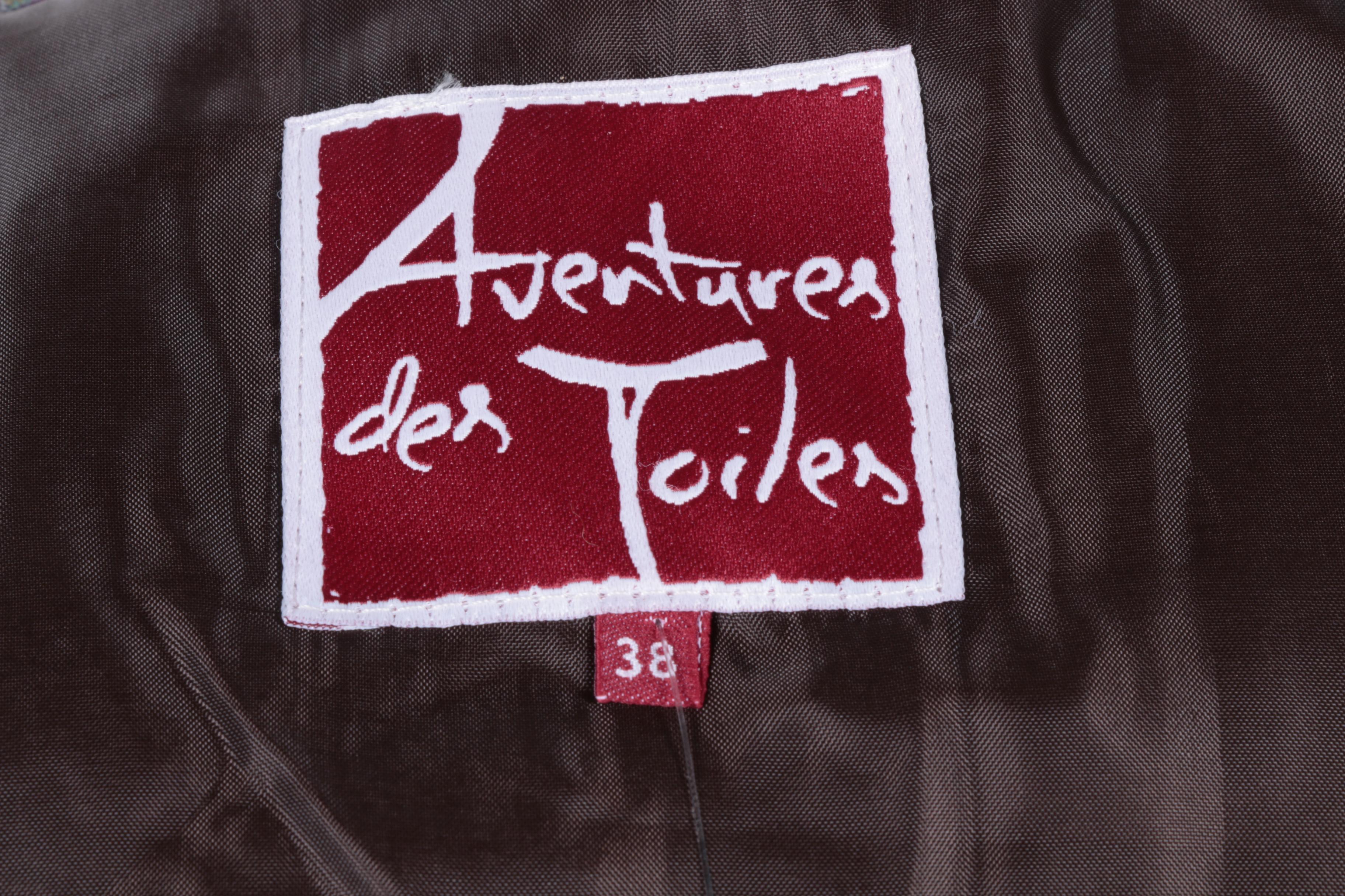 Women's Aventures des Toiles Multicolored Velvet Coat