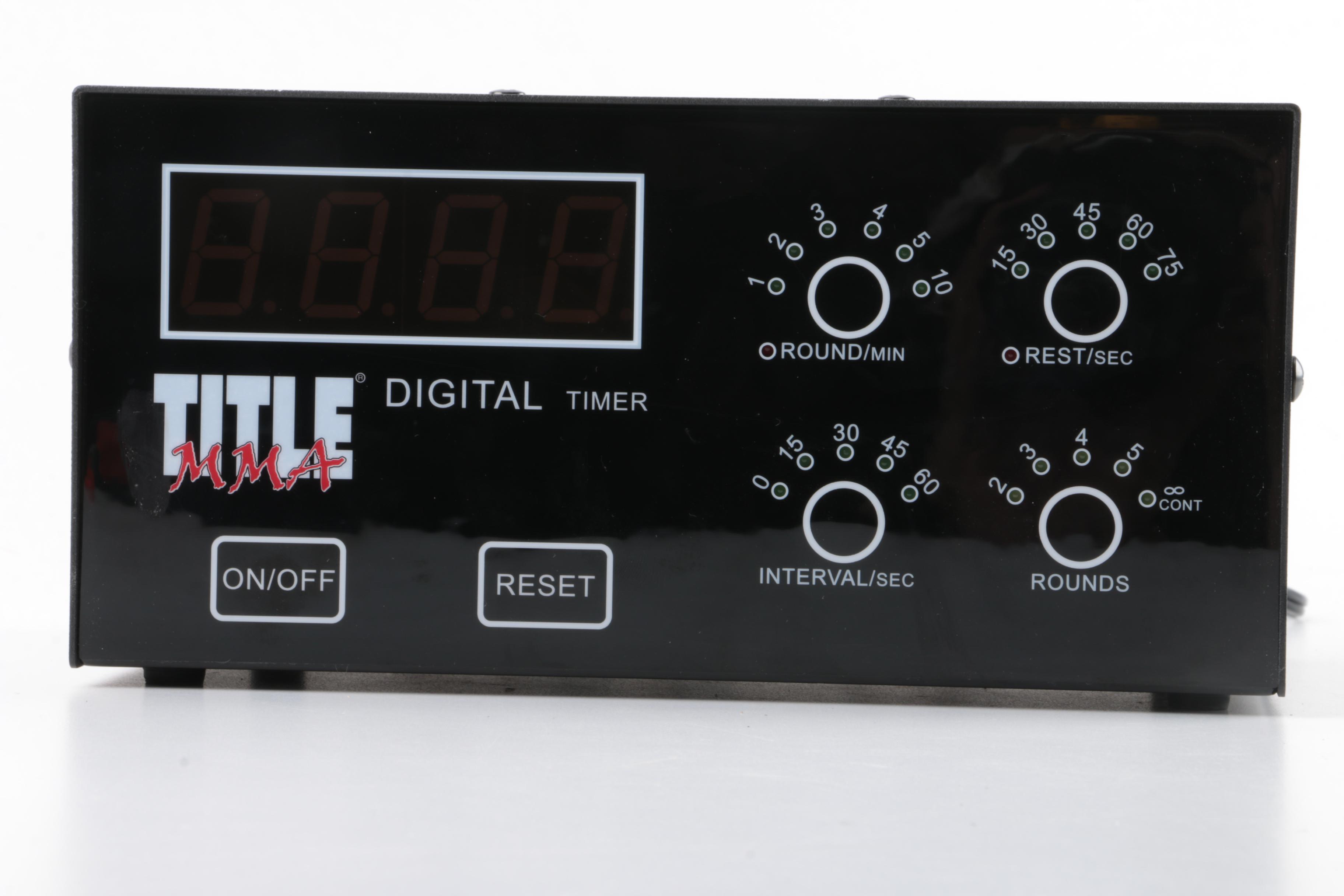Title MMA Digital Timer