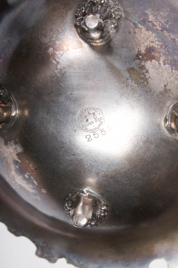 Collection of Silver Plated Tableware and Crystal Bowl