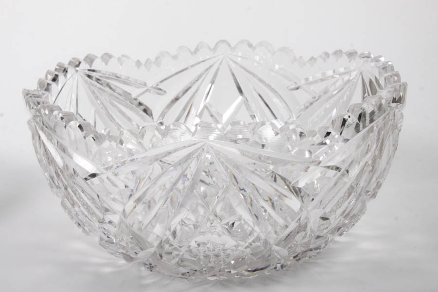 Collection of Silver Plated Tableware and Crystal Bowl