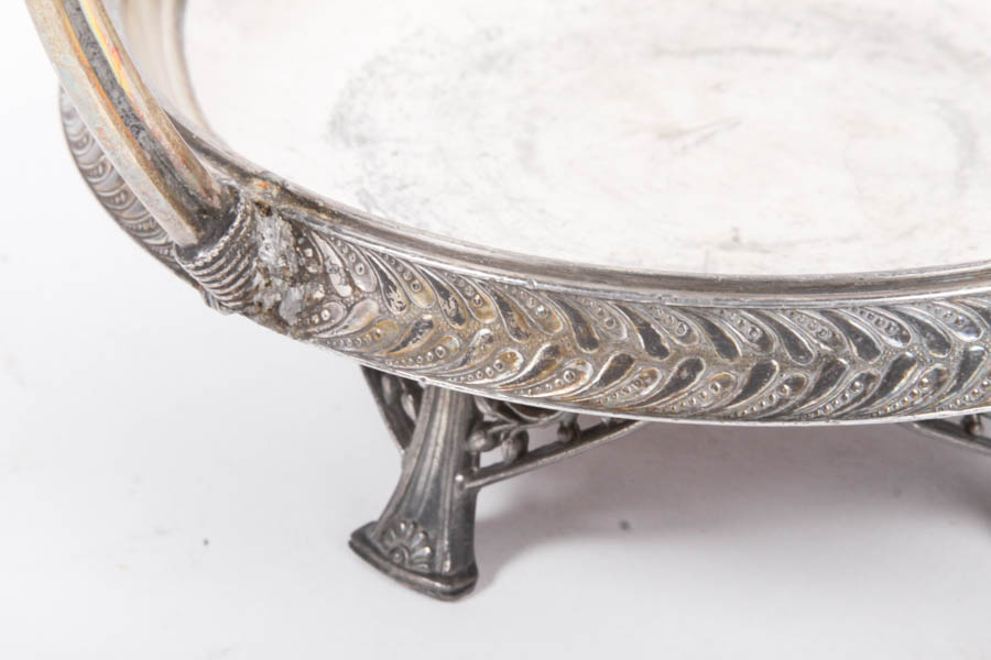 Collection of Silver Plated Tableware and Crystal Bowl