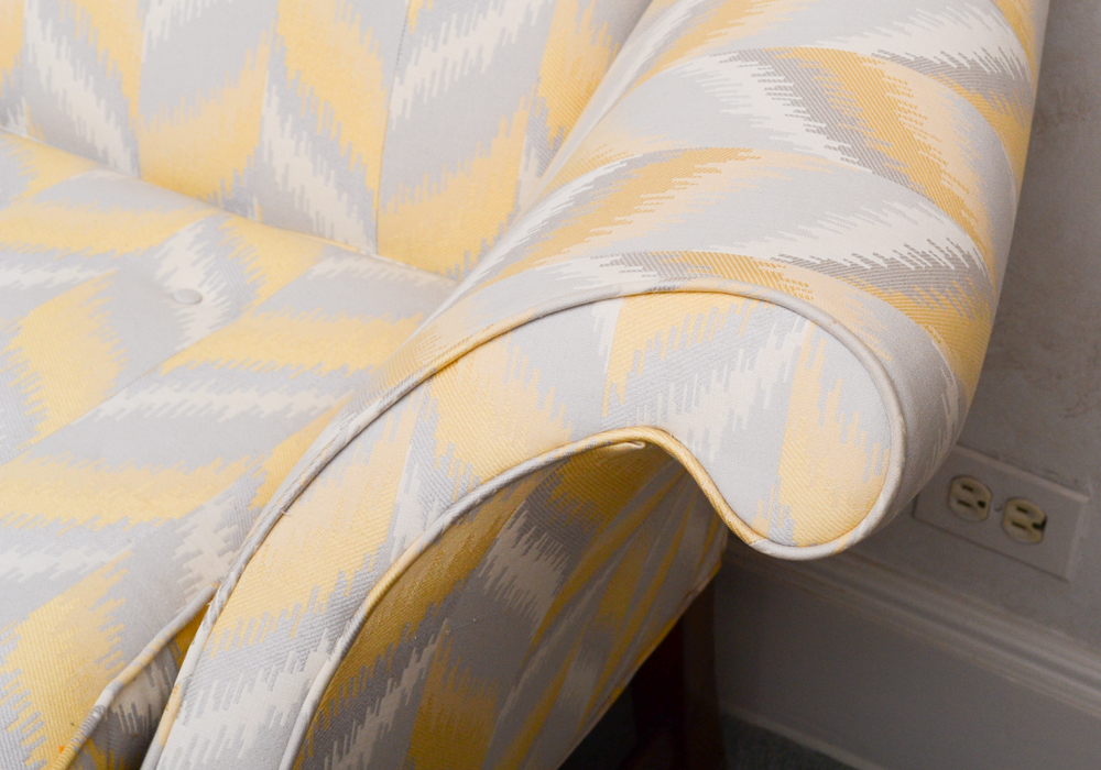 Chippendale Style Camel Back Sofa