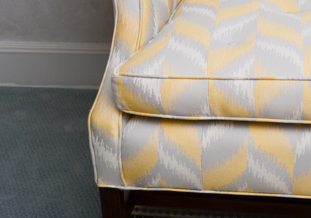 Chippendale Style Camel Back Sofa