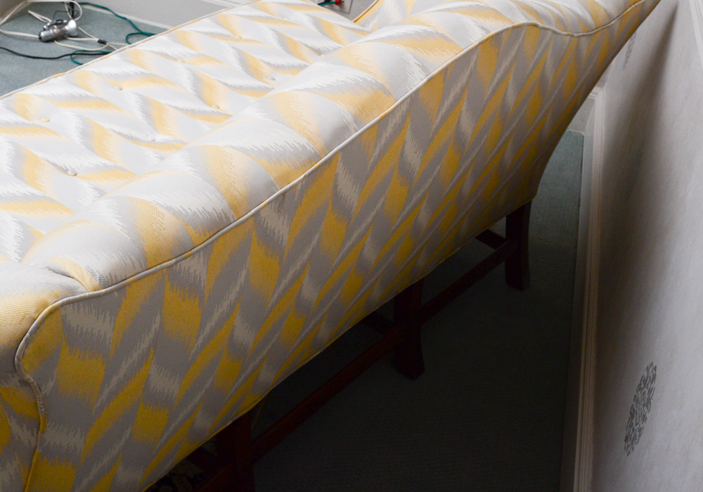 Chippendale Style Camel Back Sofa