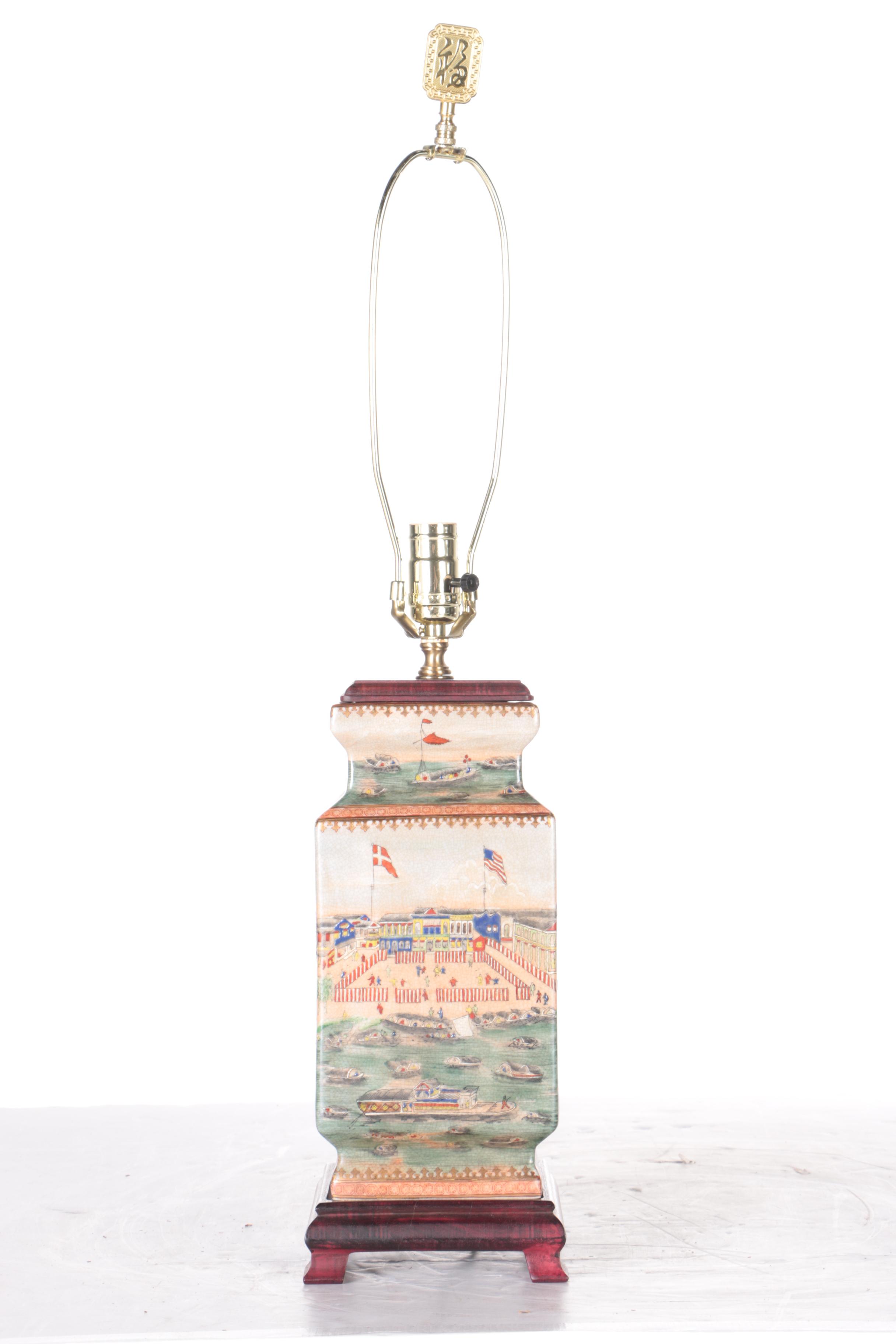 Hand Painted Porcelain Lamps