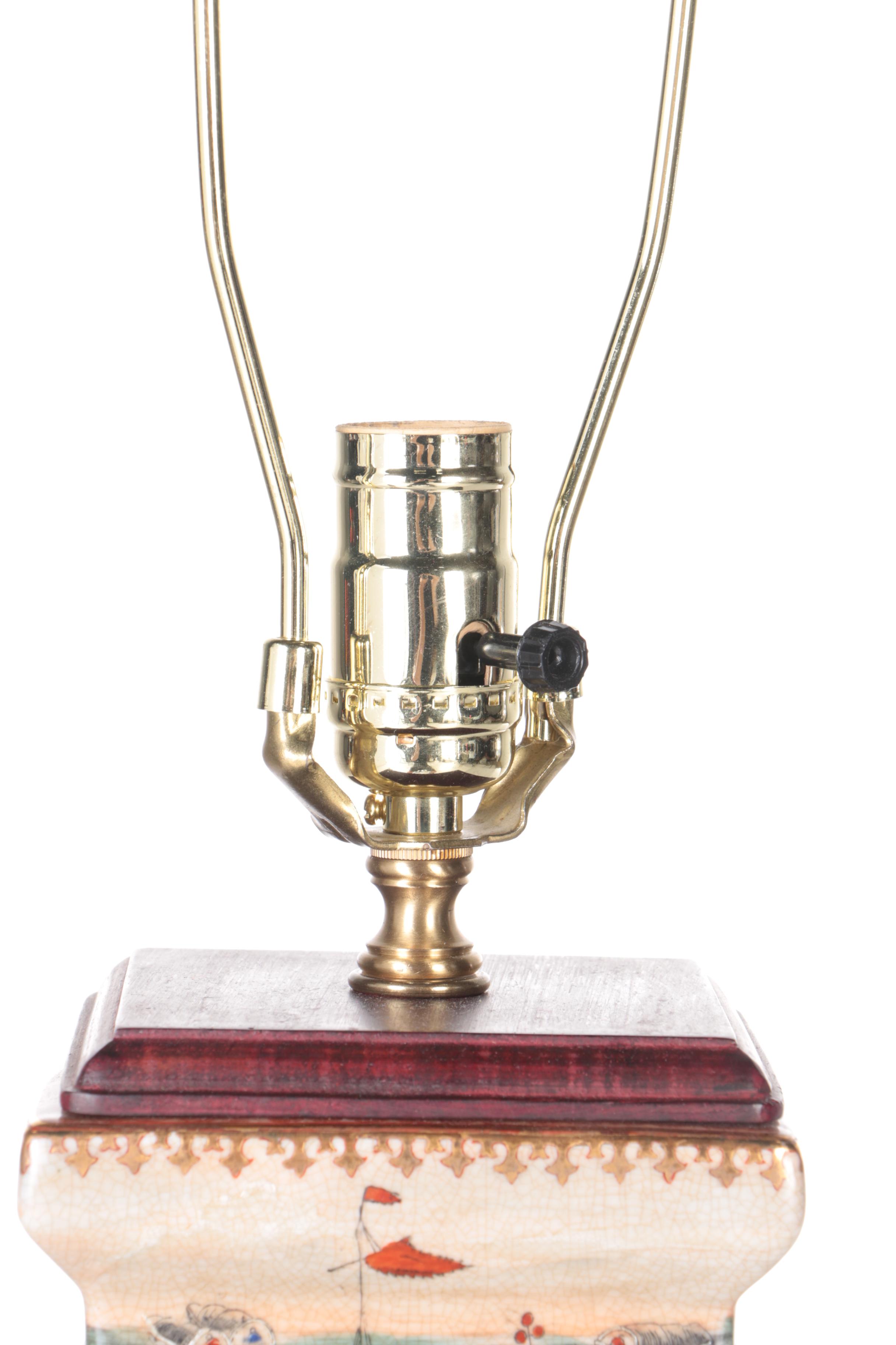 Hand Painted Porcelain Lamps