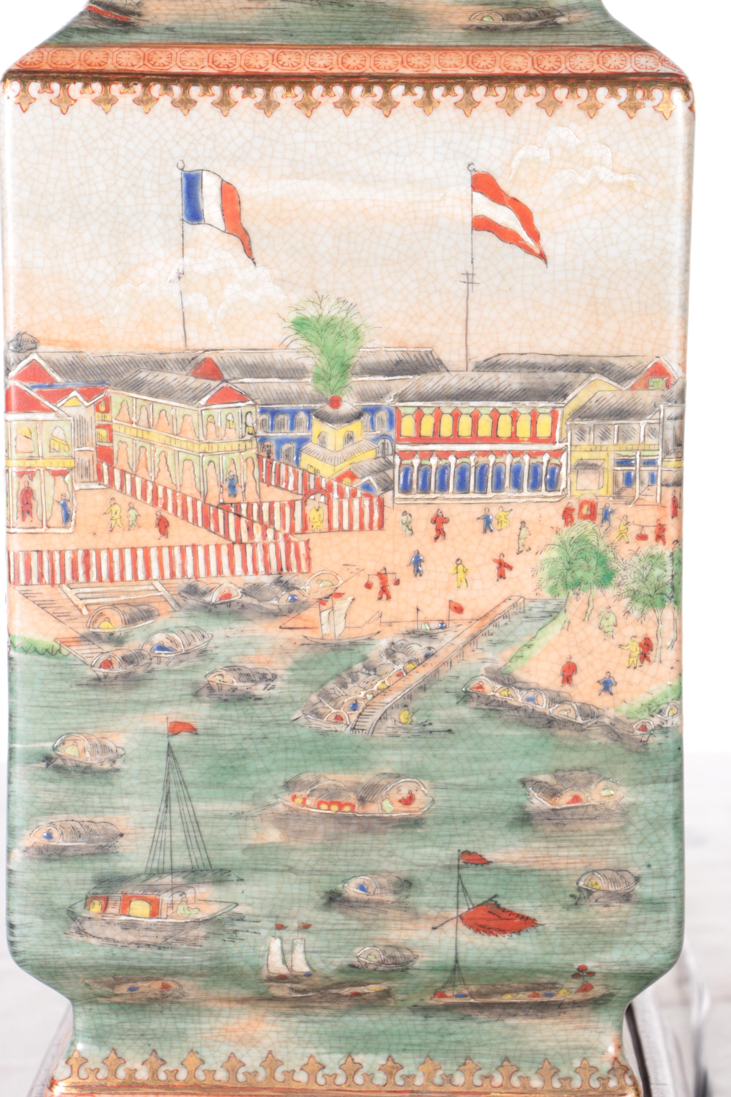 Hand Painted Porcelain Lamps