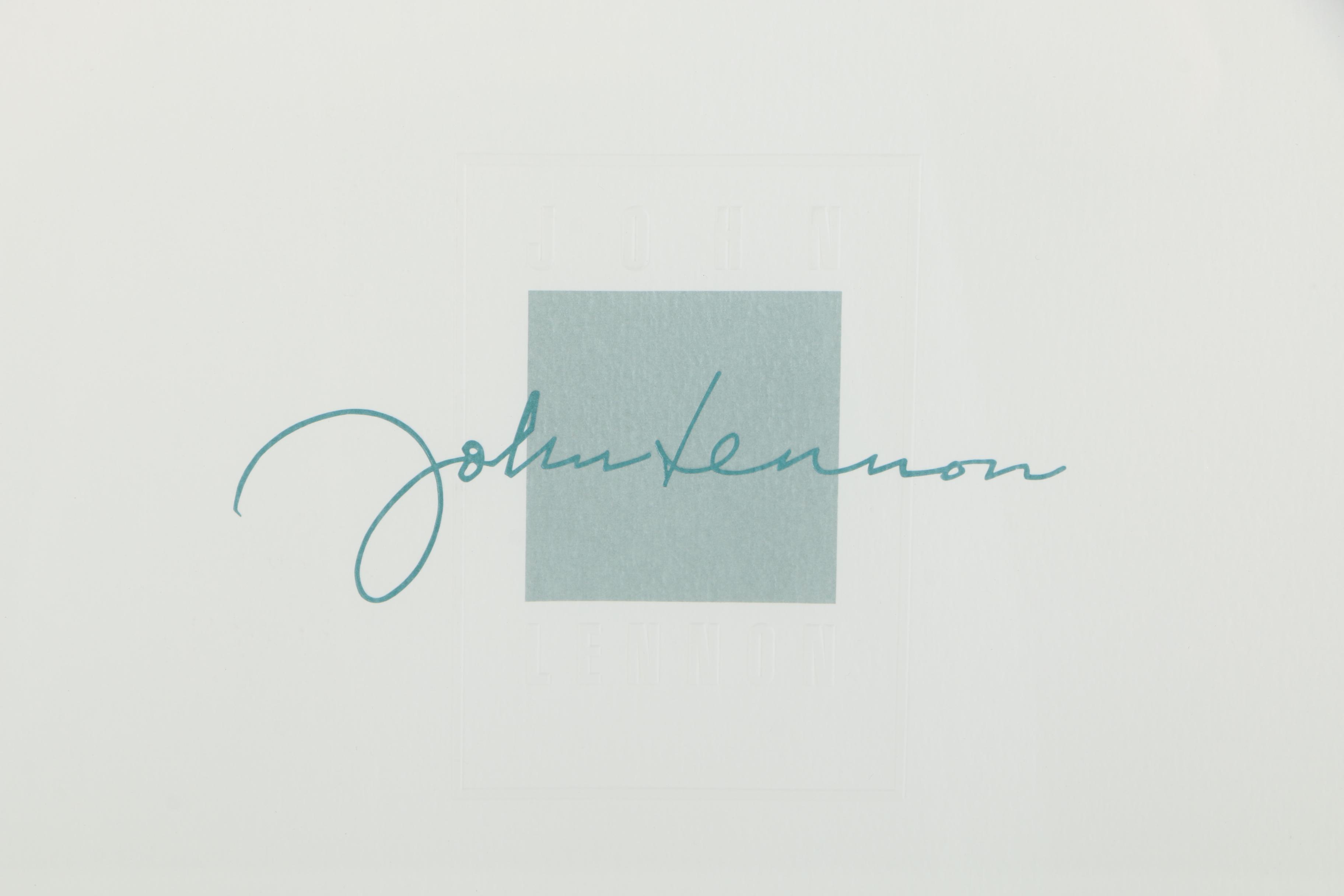 Limited Edition Lithograph After John Lennon "Bag One"