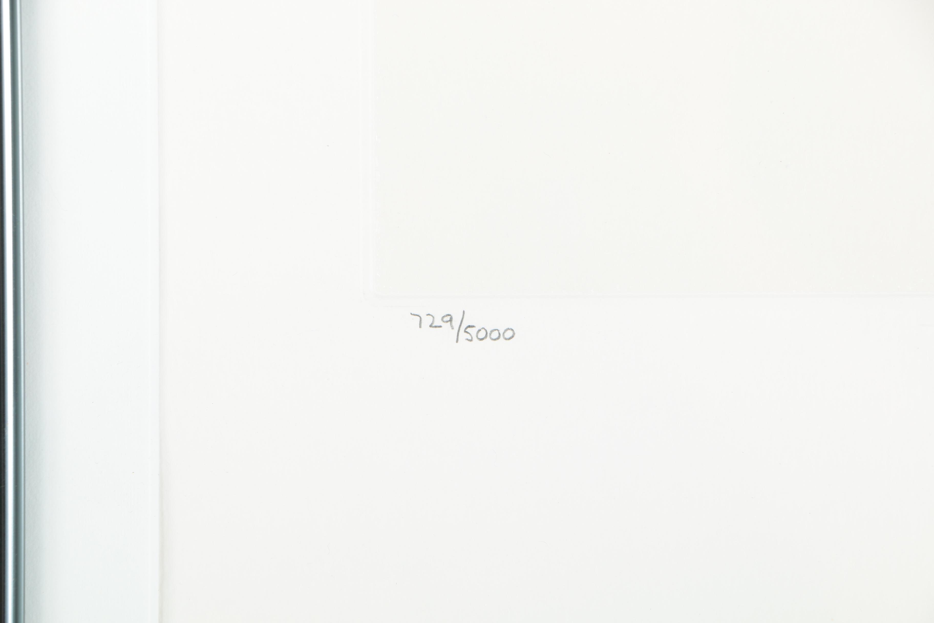 Limited Edition Lithograph After John Lennon "Bag One"