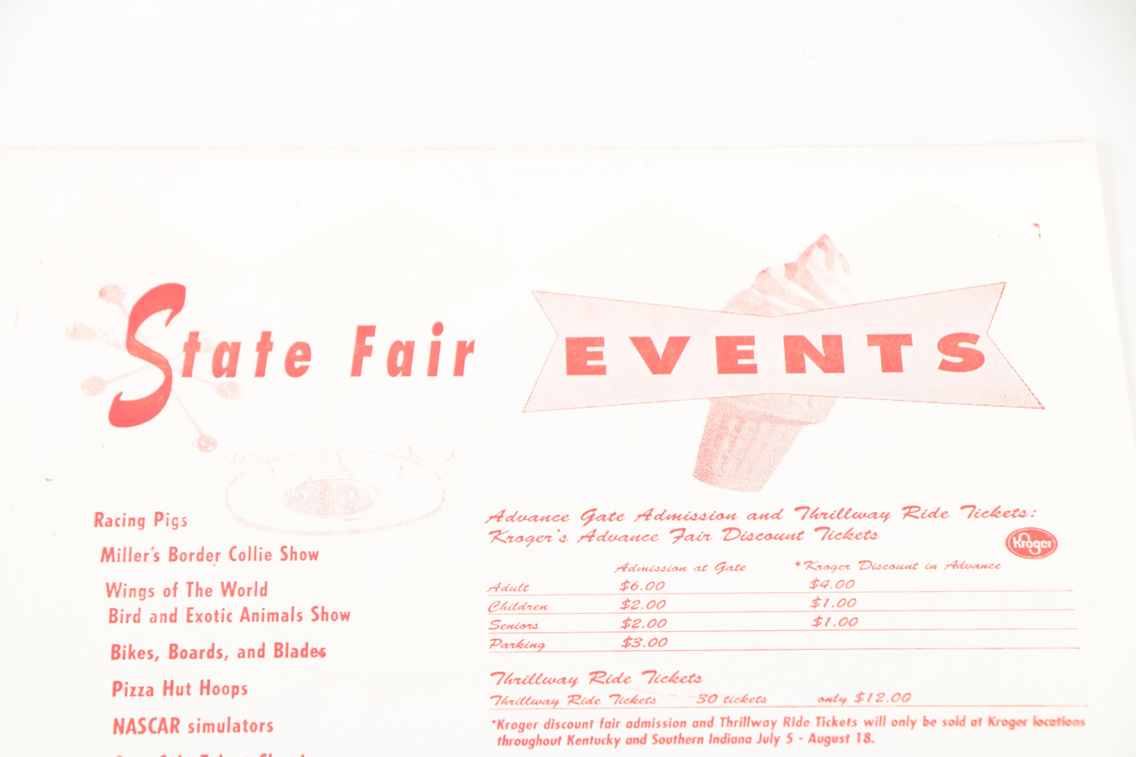 Hatch Show Print Woodblock Posters for the Kentucky State Fair