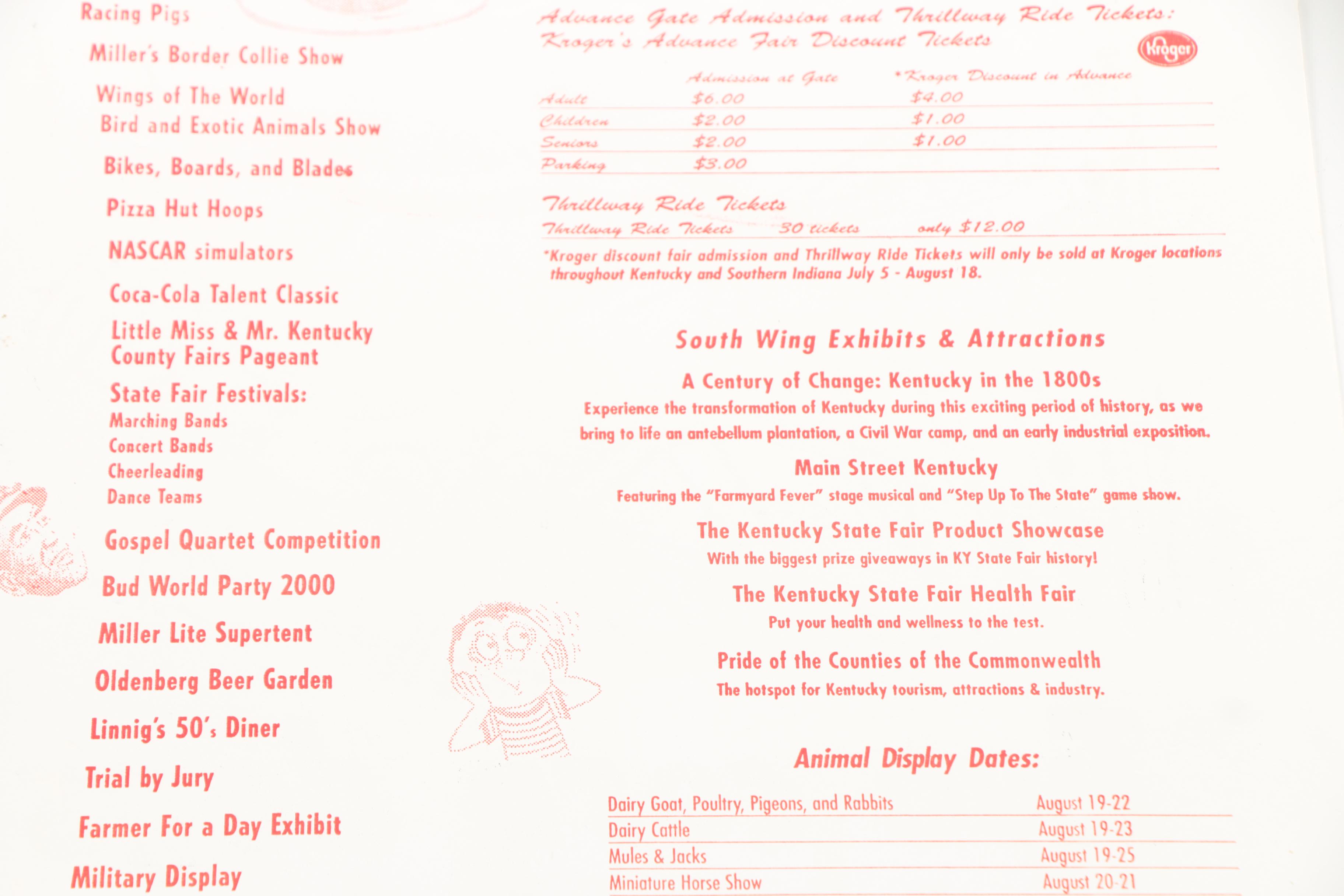 Hatch Show Print Woodblock Posters for the Kentucky State Fair