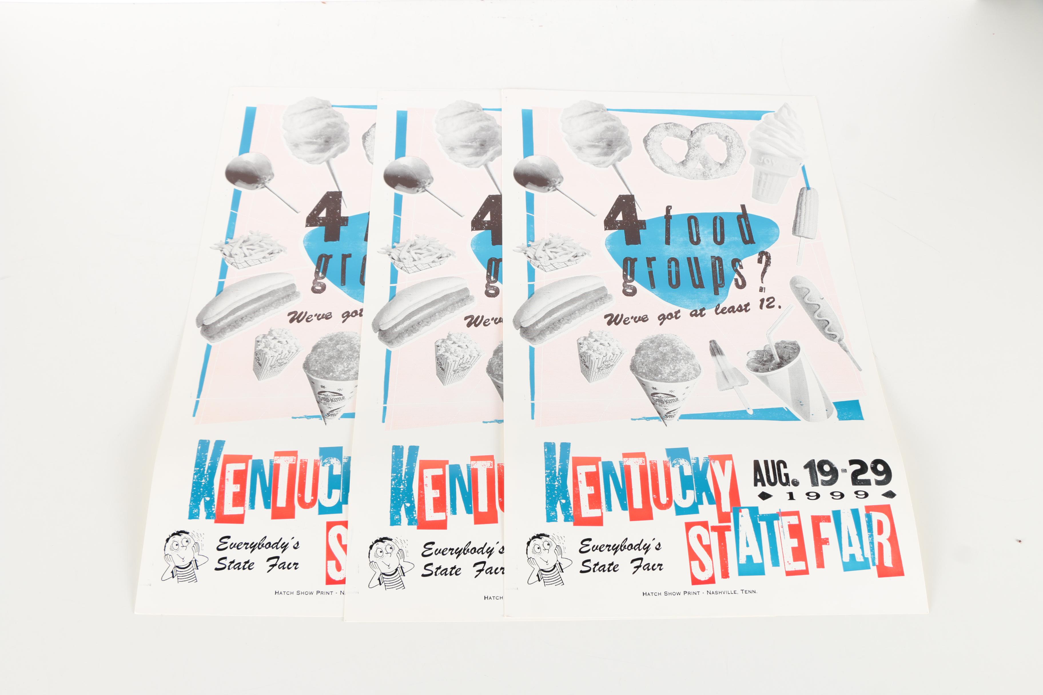 Hatch Show Print Woodblock Posters for the Kentucky State Fair