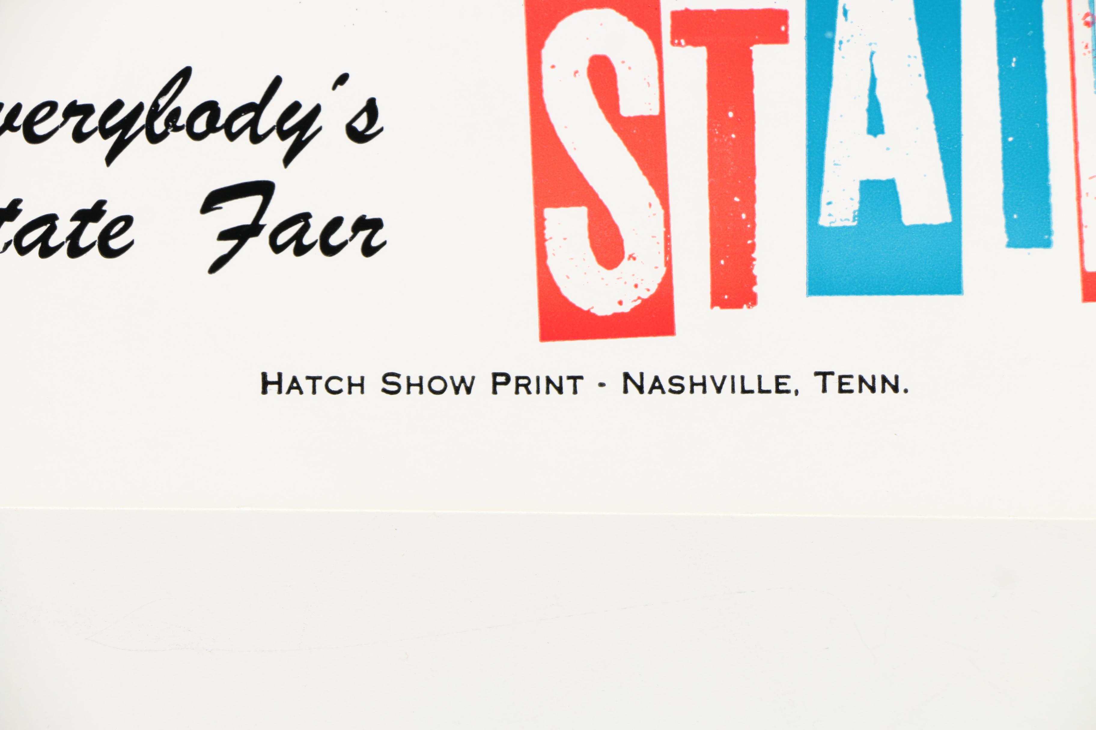 Hatch Show Print Woodblock Posters for the Kentucky State Fair