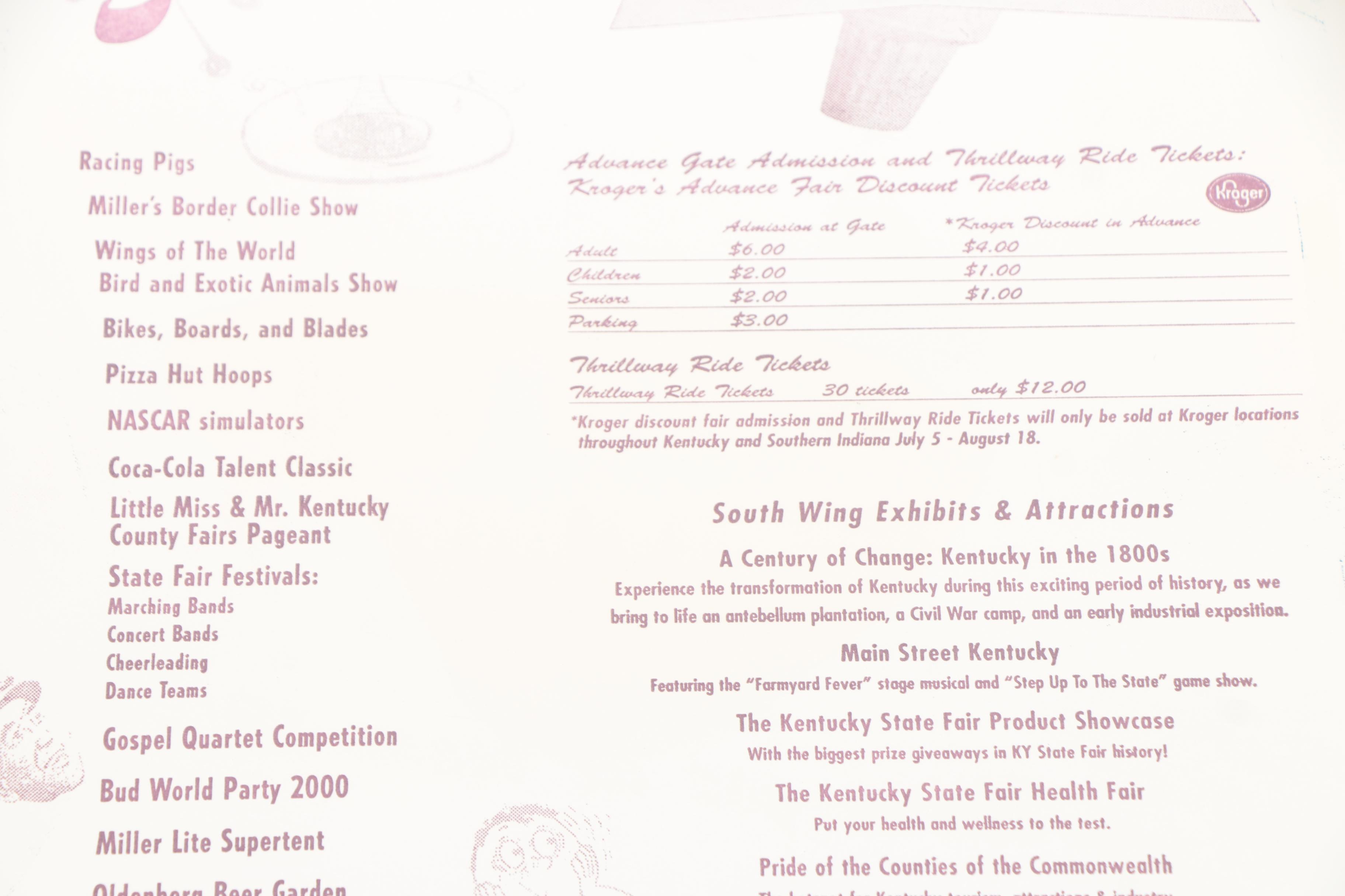 Hatch Show Print Woodblock Posters for the Kentucky State Fair