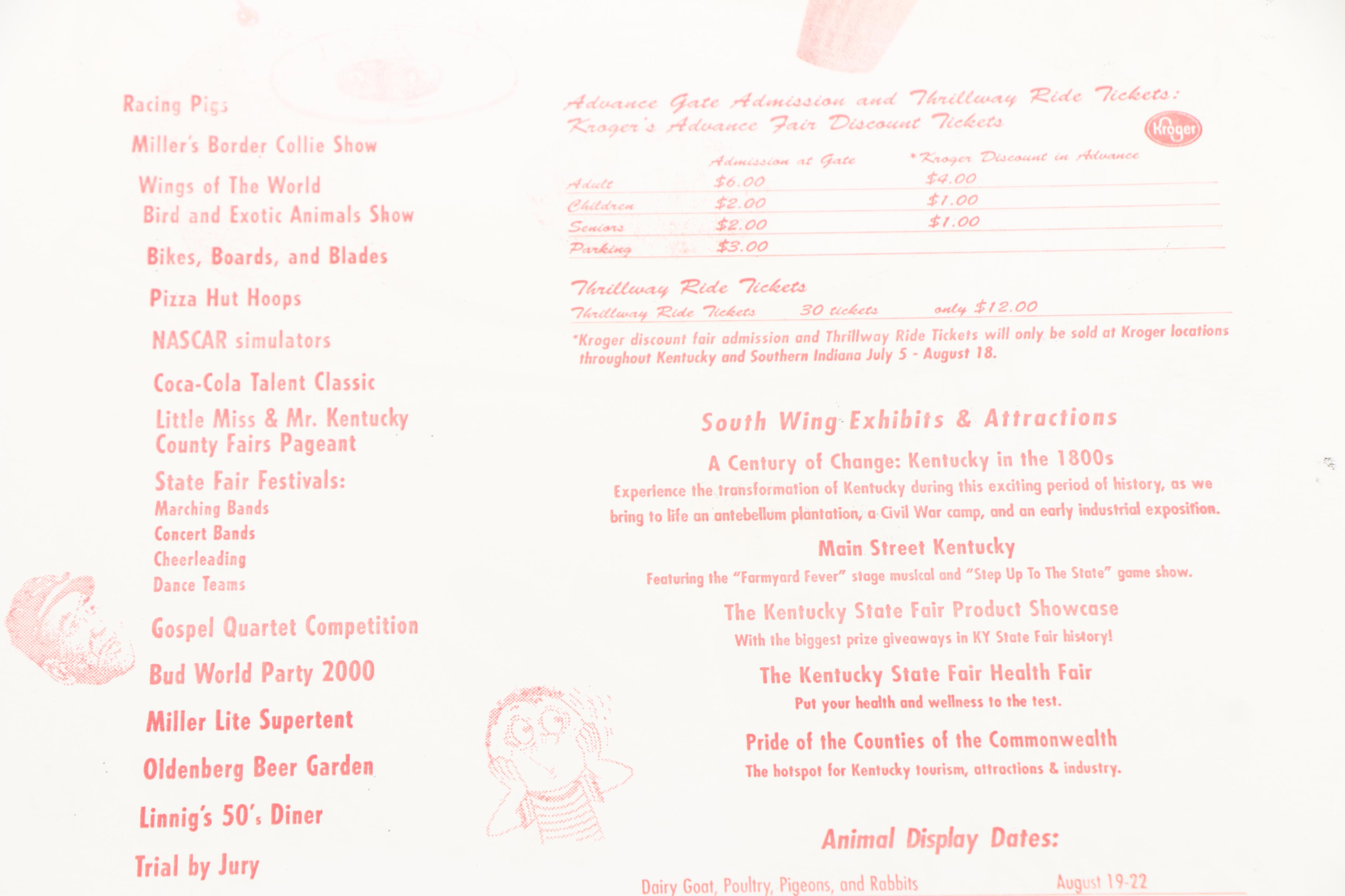 Hatch Show Print Woodblock Posters for the Kentucky State Fair