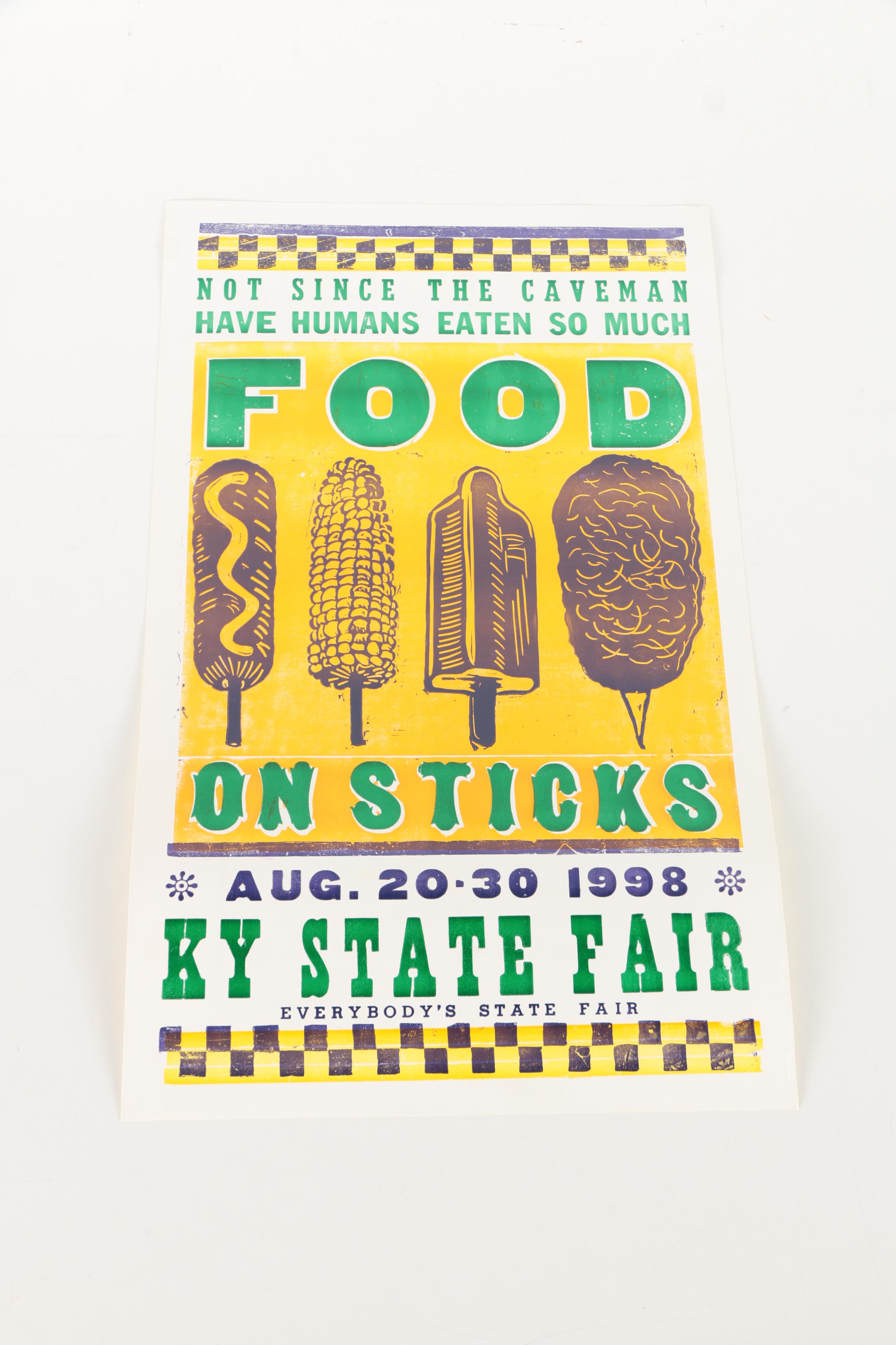 Hatch Show Print Woodblock Posters for the Kentucky State Fair