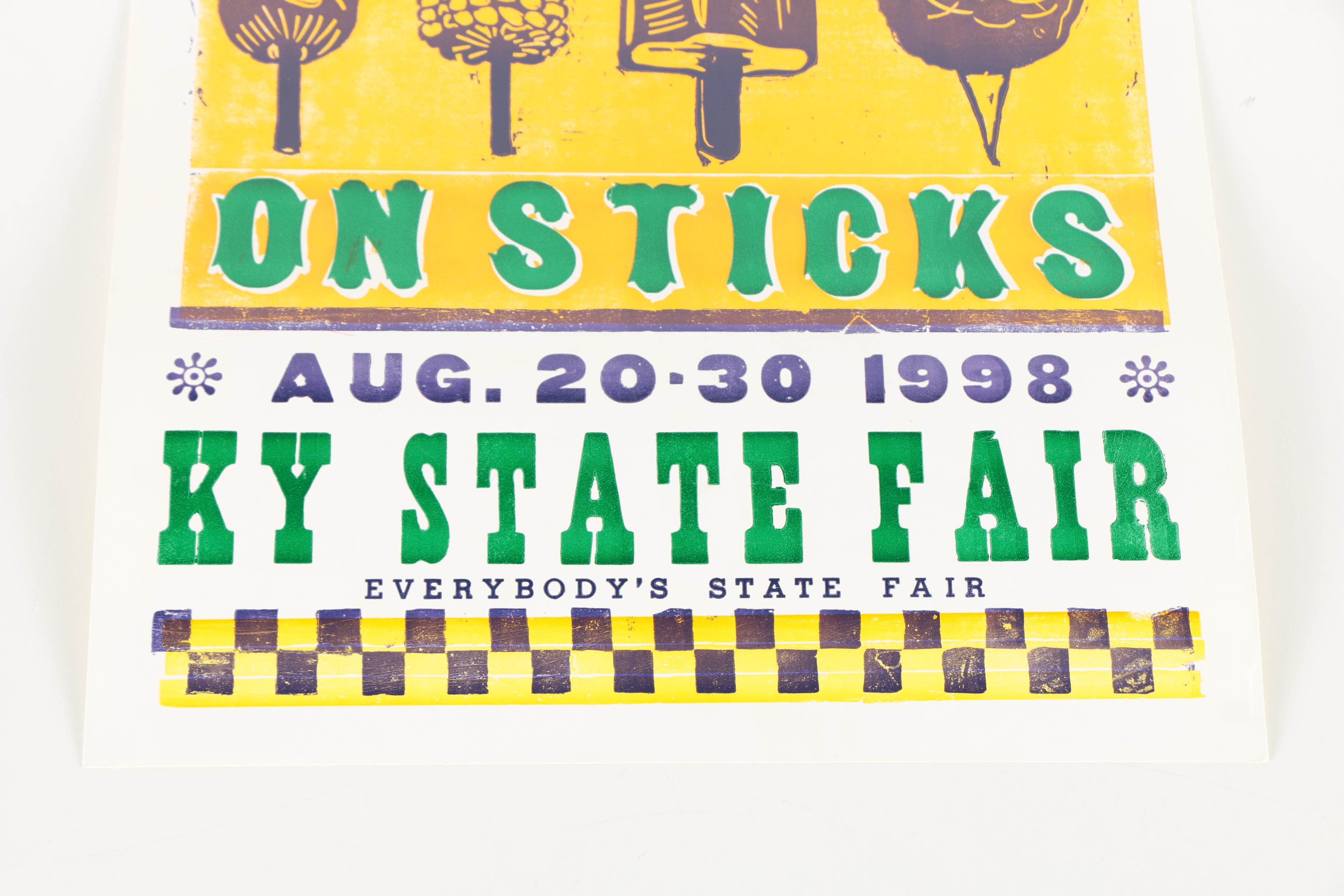 Hatch Show Print Woodblock Posters for the Kentucky State Fair
