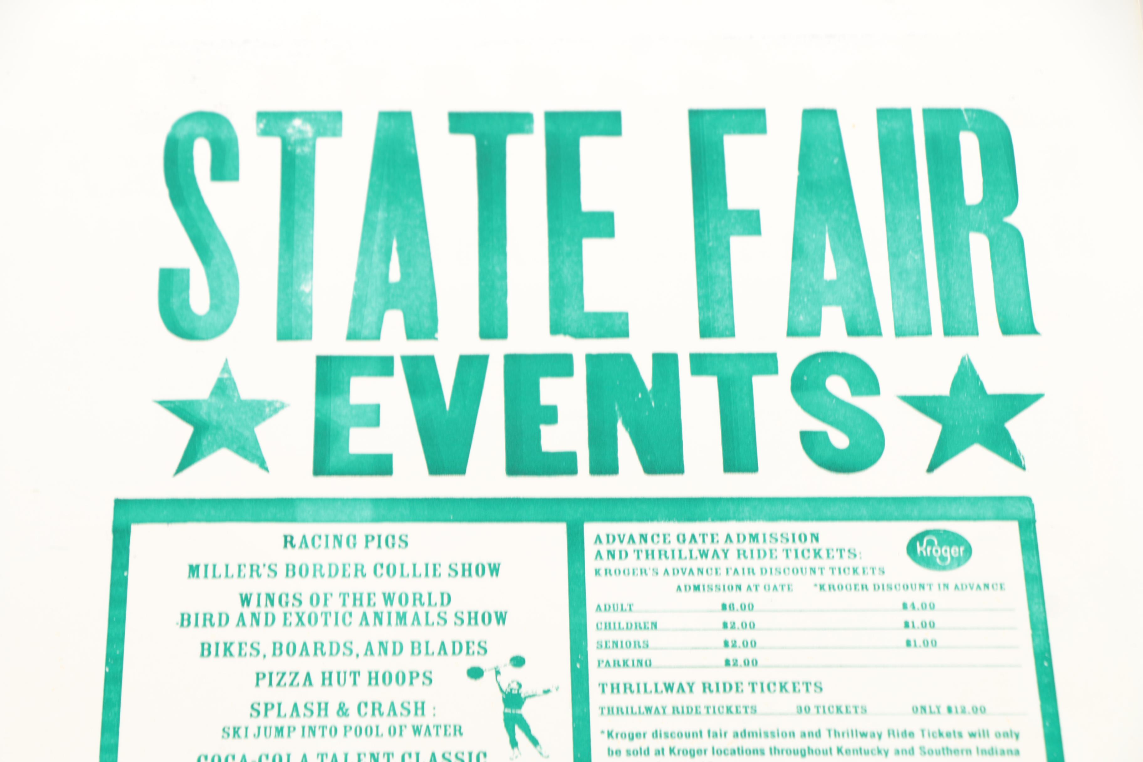 Hatch Show Print Woodblock Posters for the Kentucky State Fair