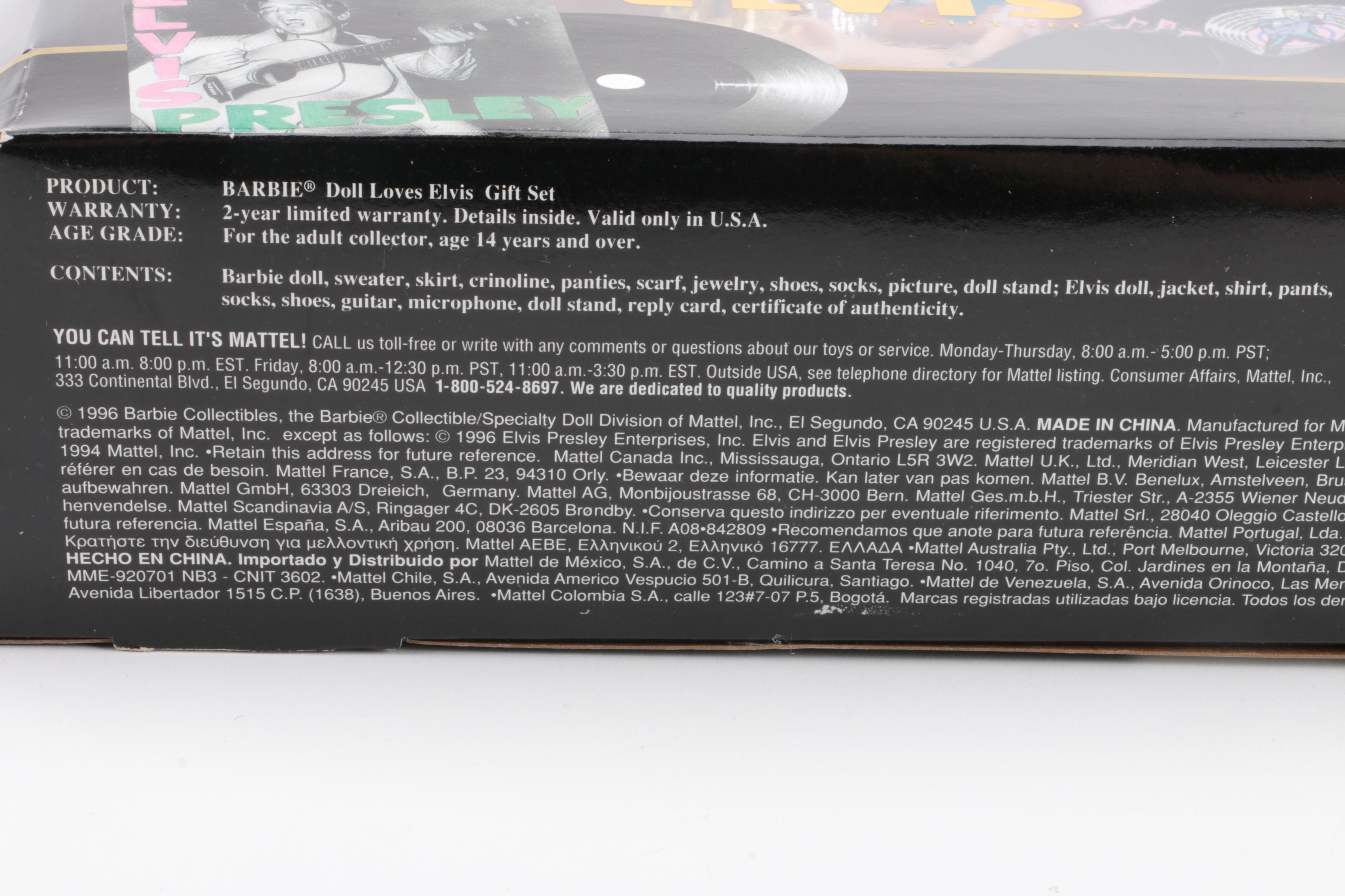 "Barbie Loves Elvis" Collector Edition Dolls