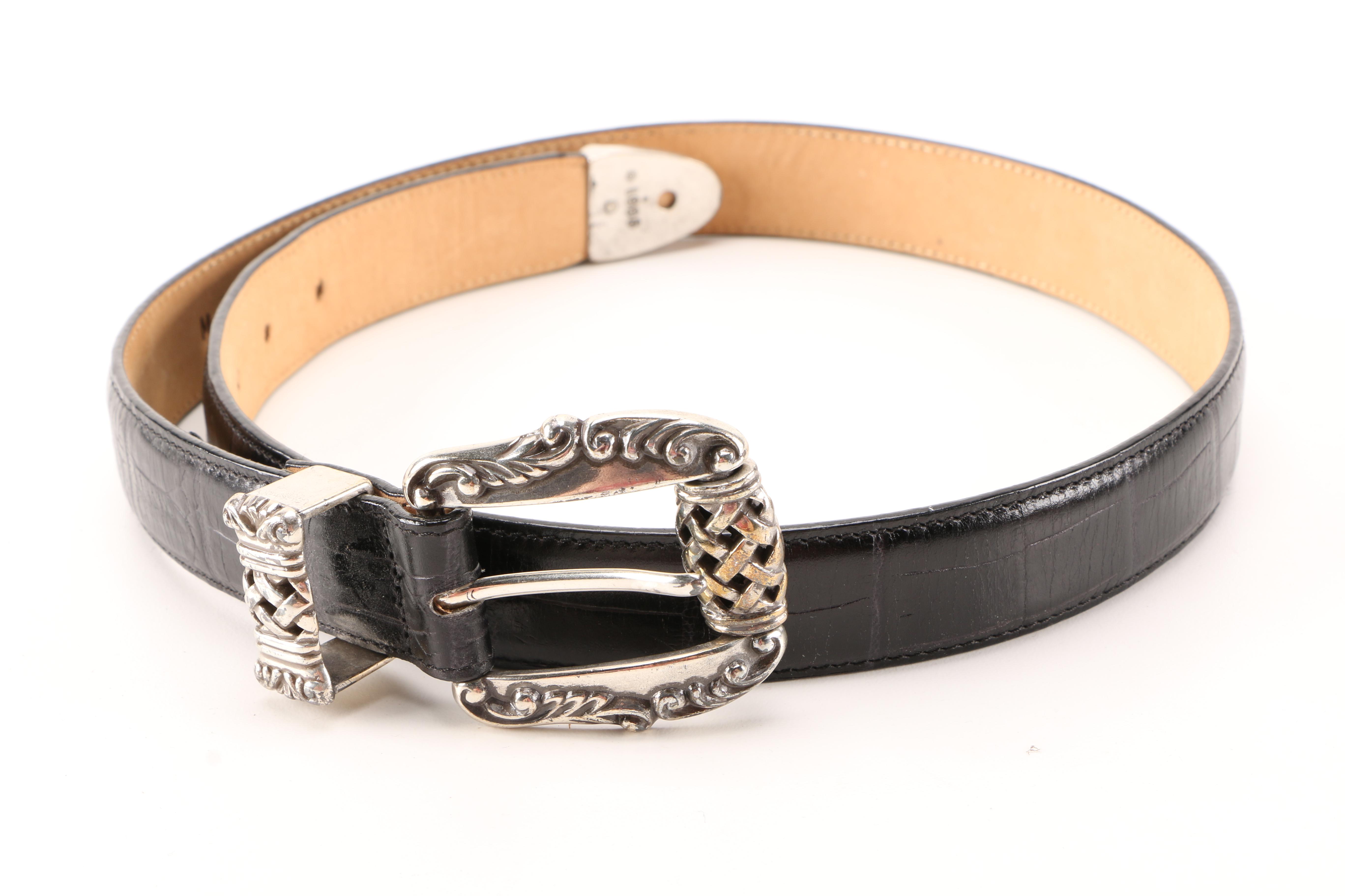 Brighton Embossed Leather Belts