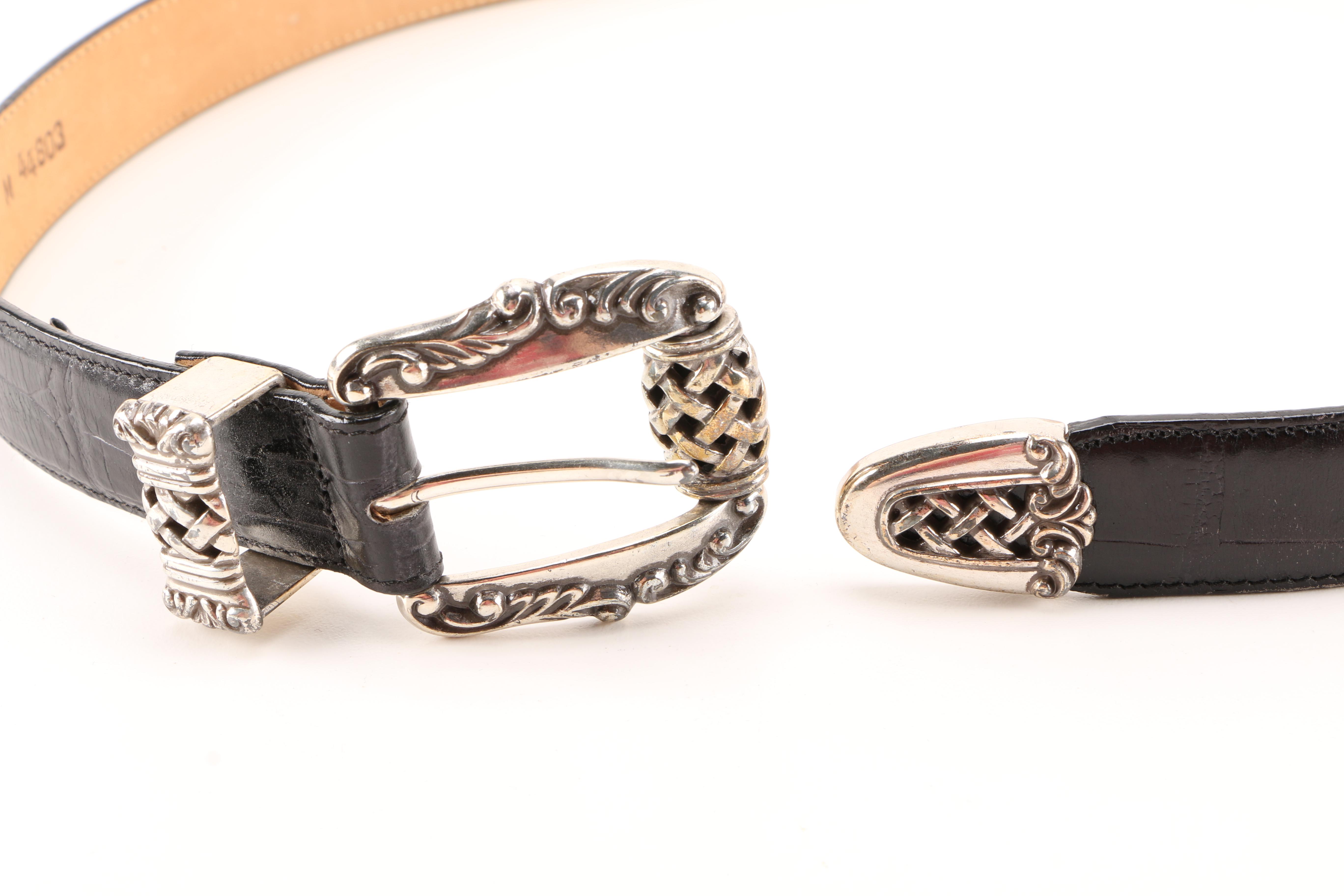 Brighton Embossed Leather Belts