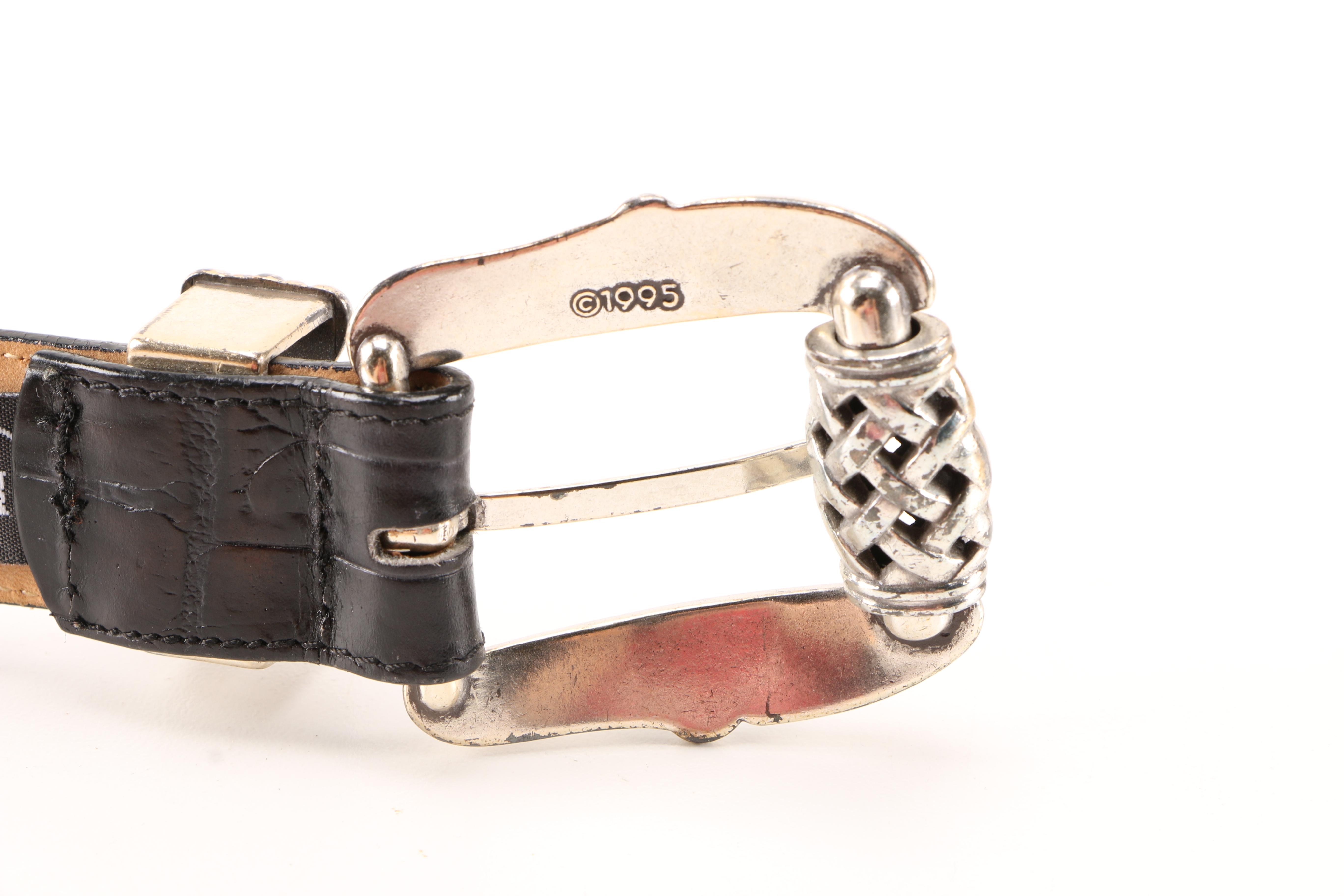 Brighton Embossed Leather Belts