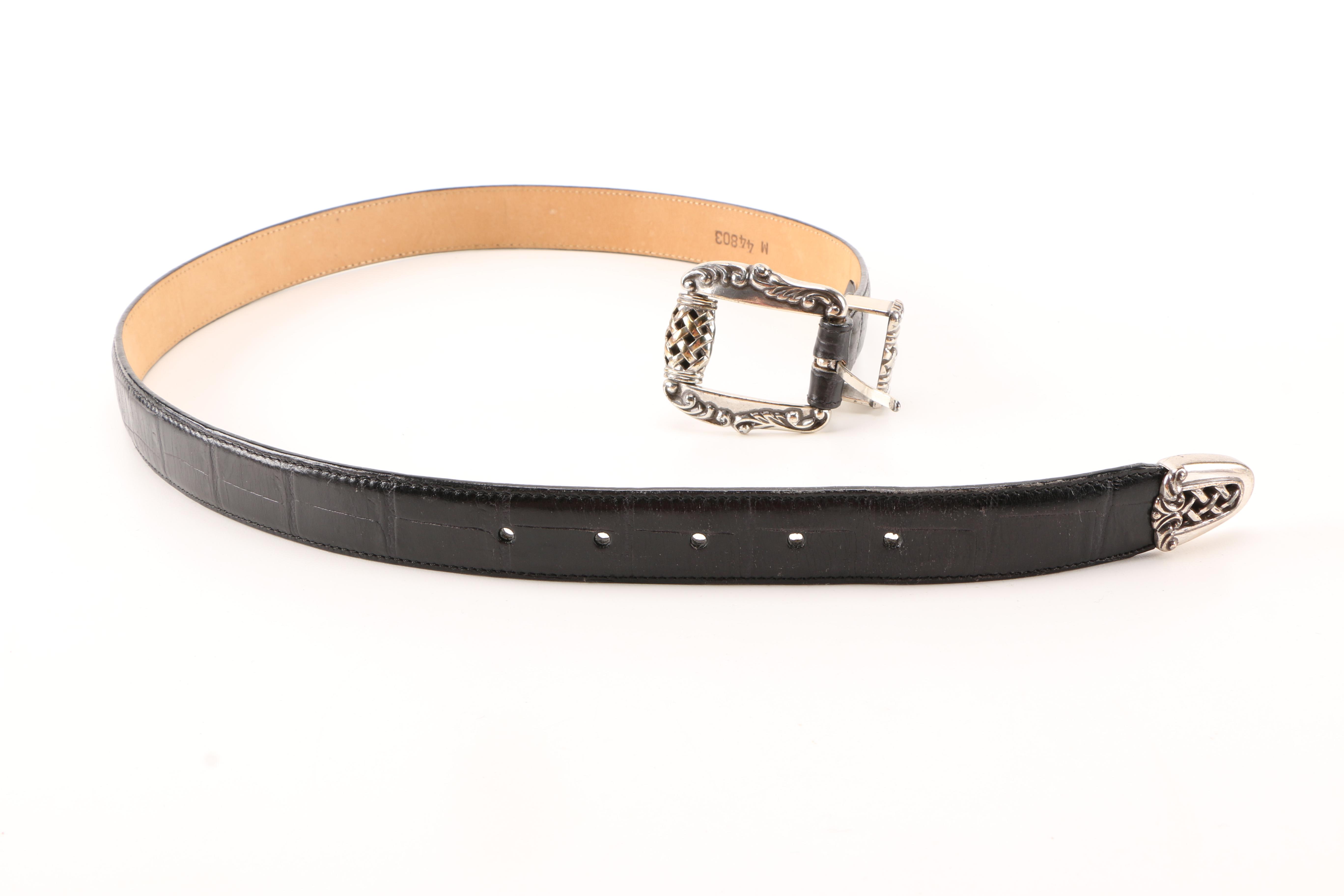 Brighton Embossed Leather Belts
