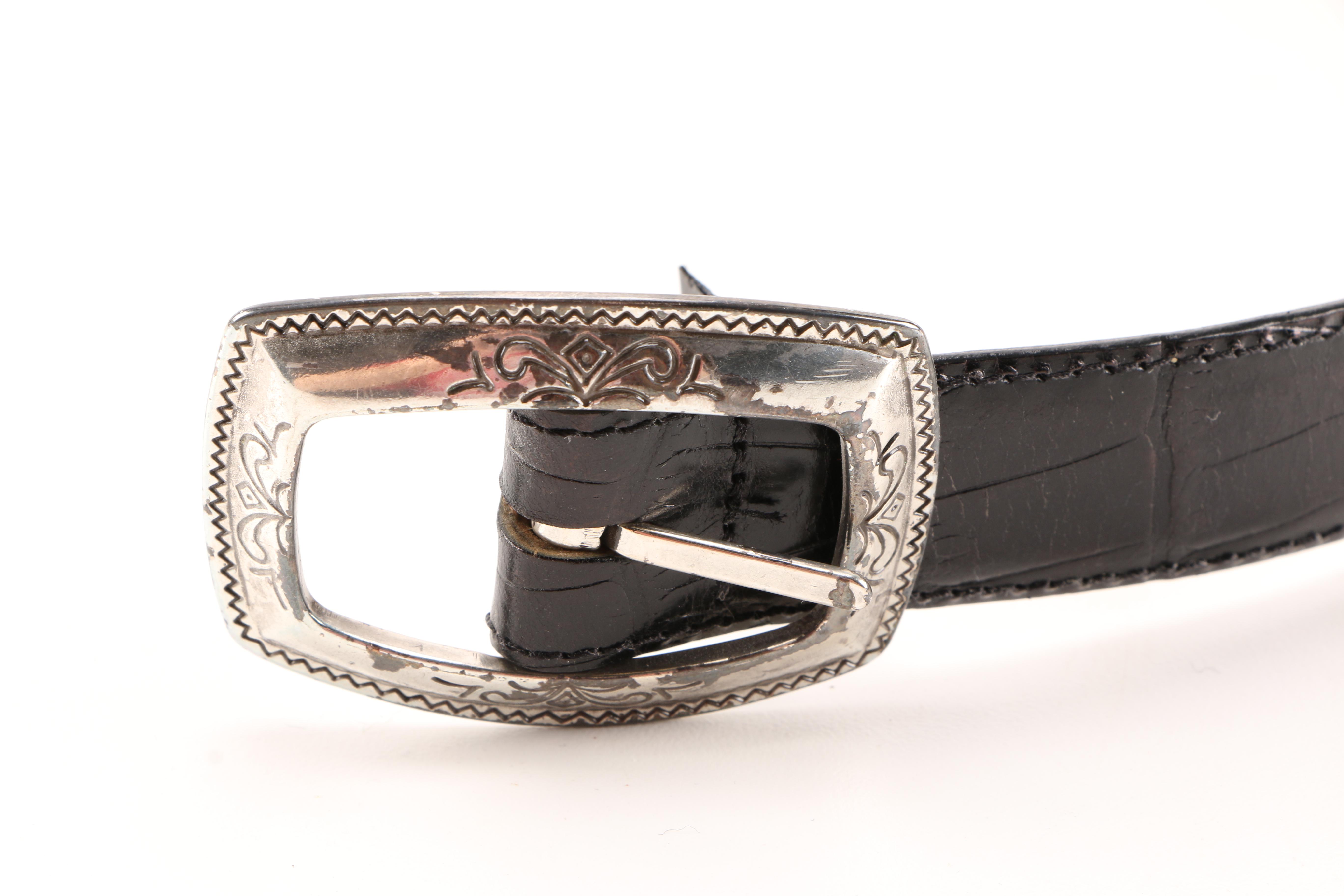 Brighton Embossed Leather Belts