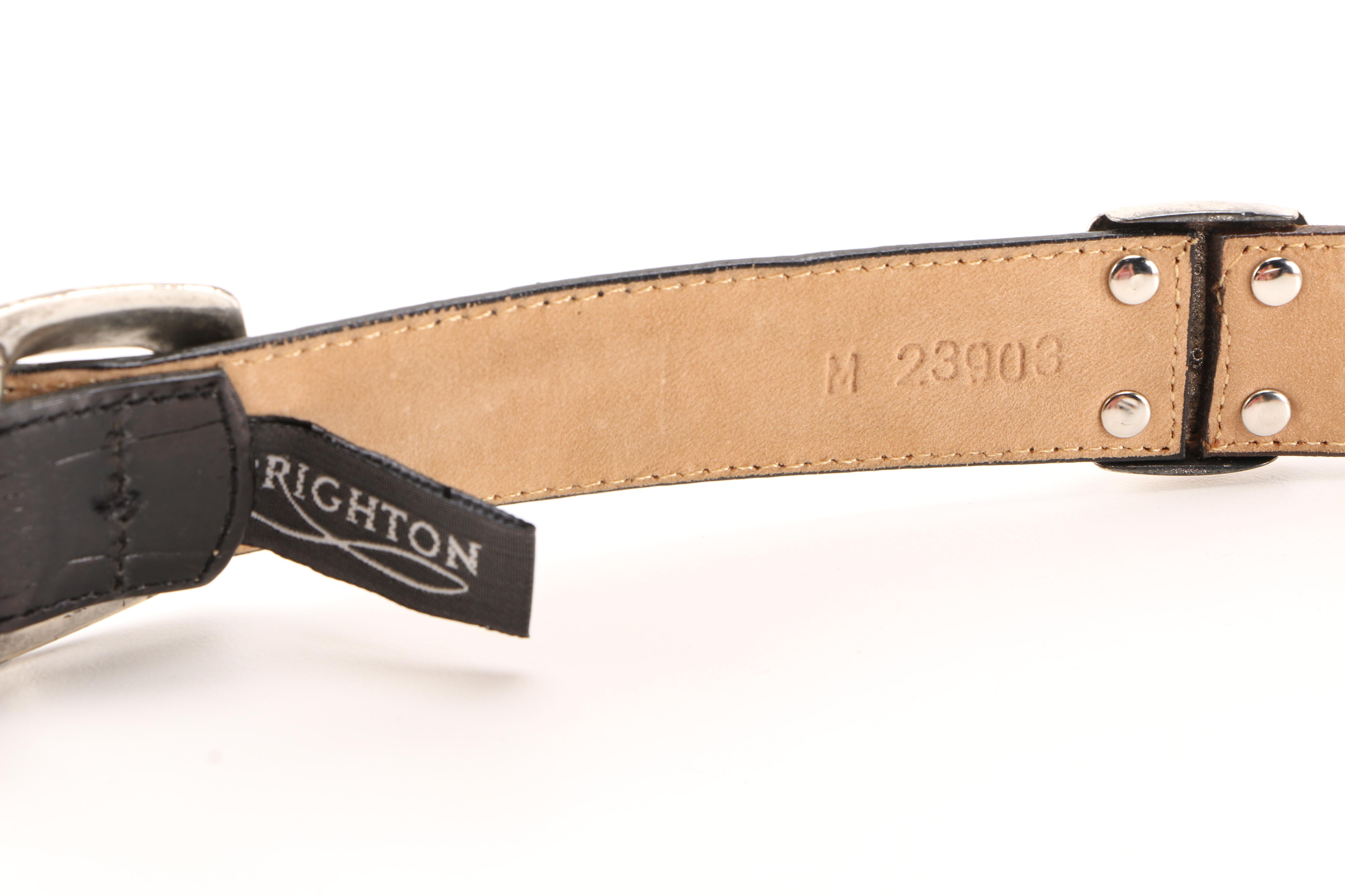Brighton Embossed Leather Belts