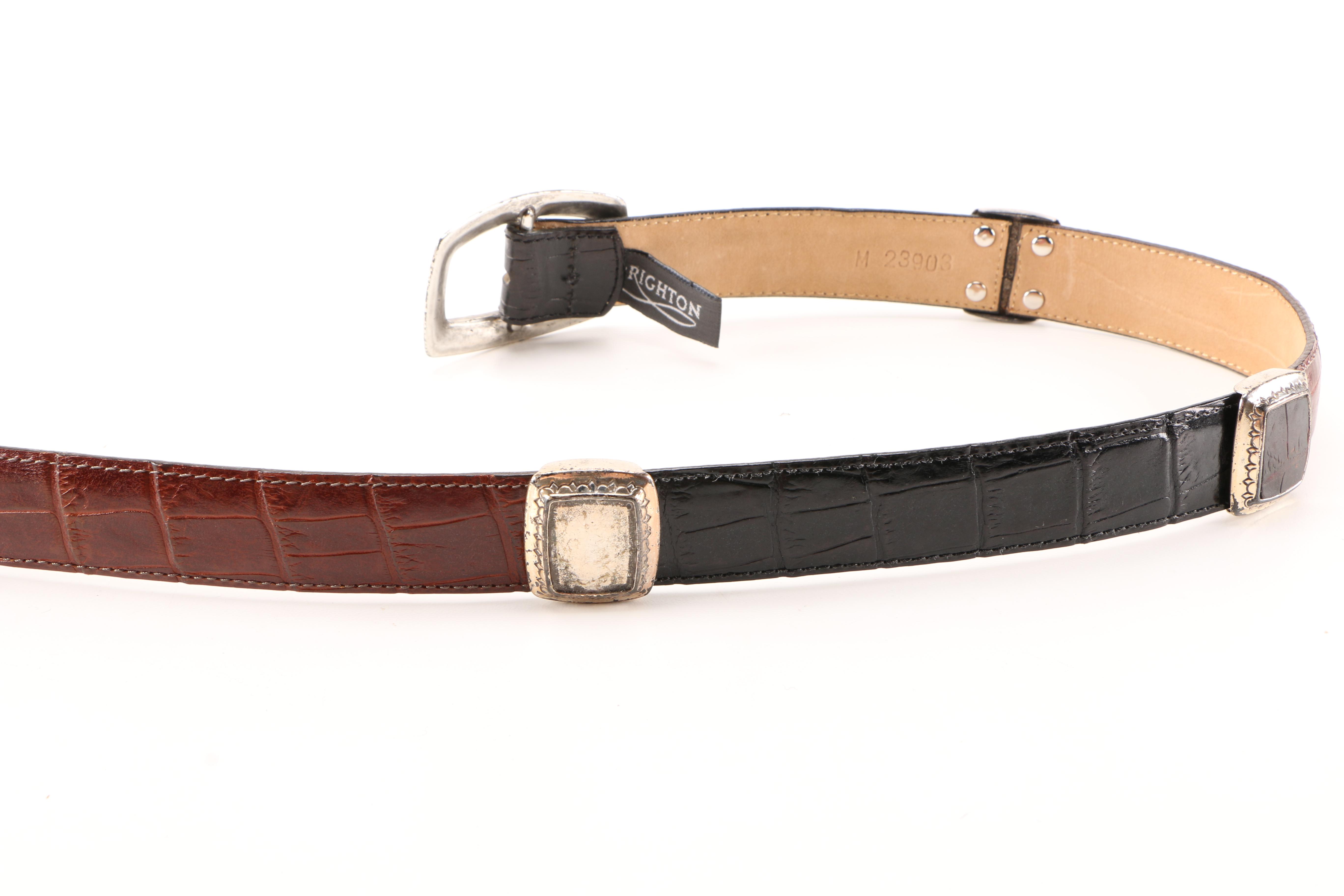 Brighton Embossed Leather Belts
