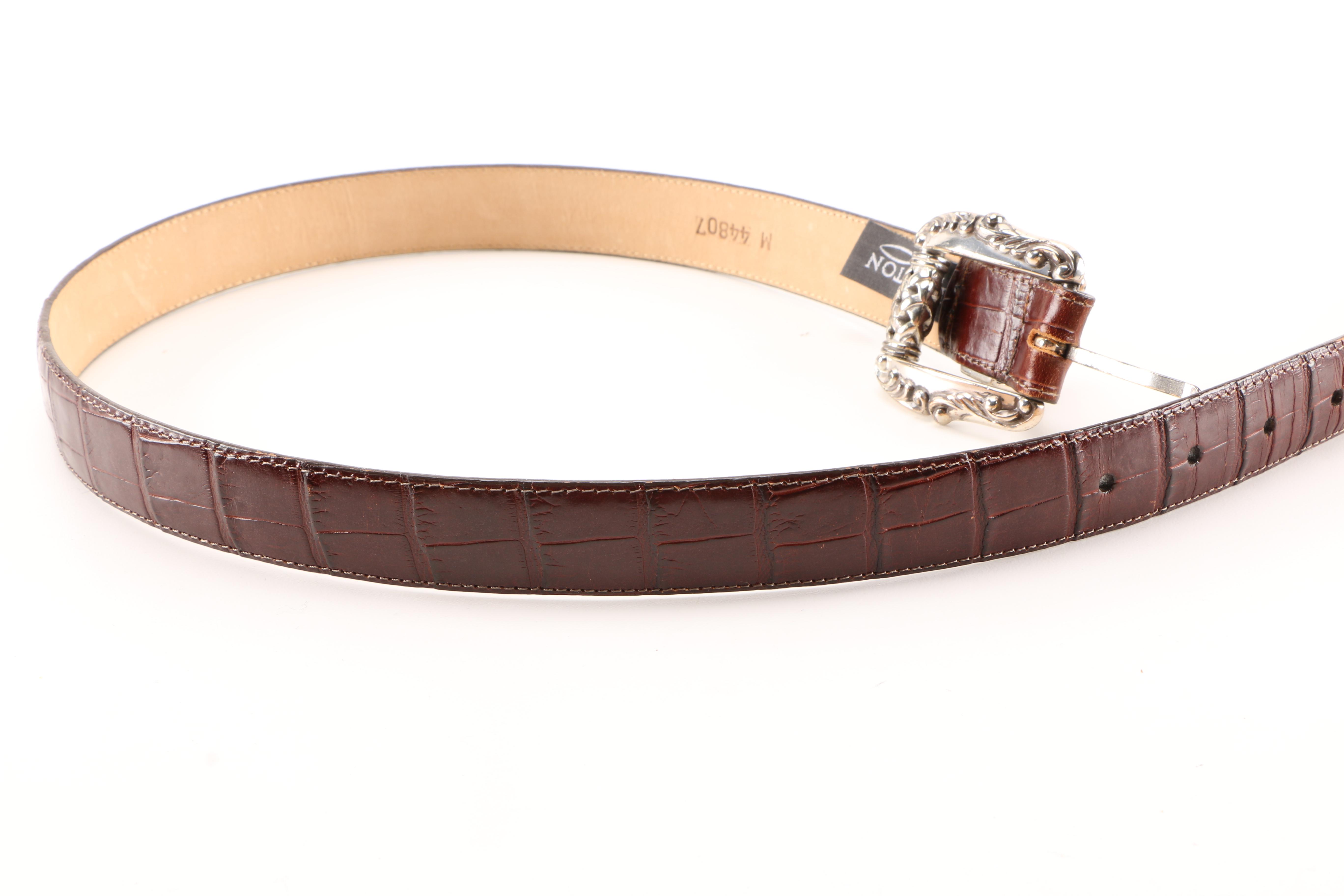Brighton Embossed Leather Belts