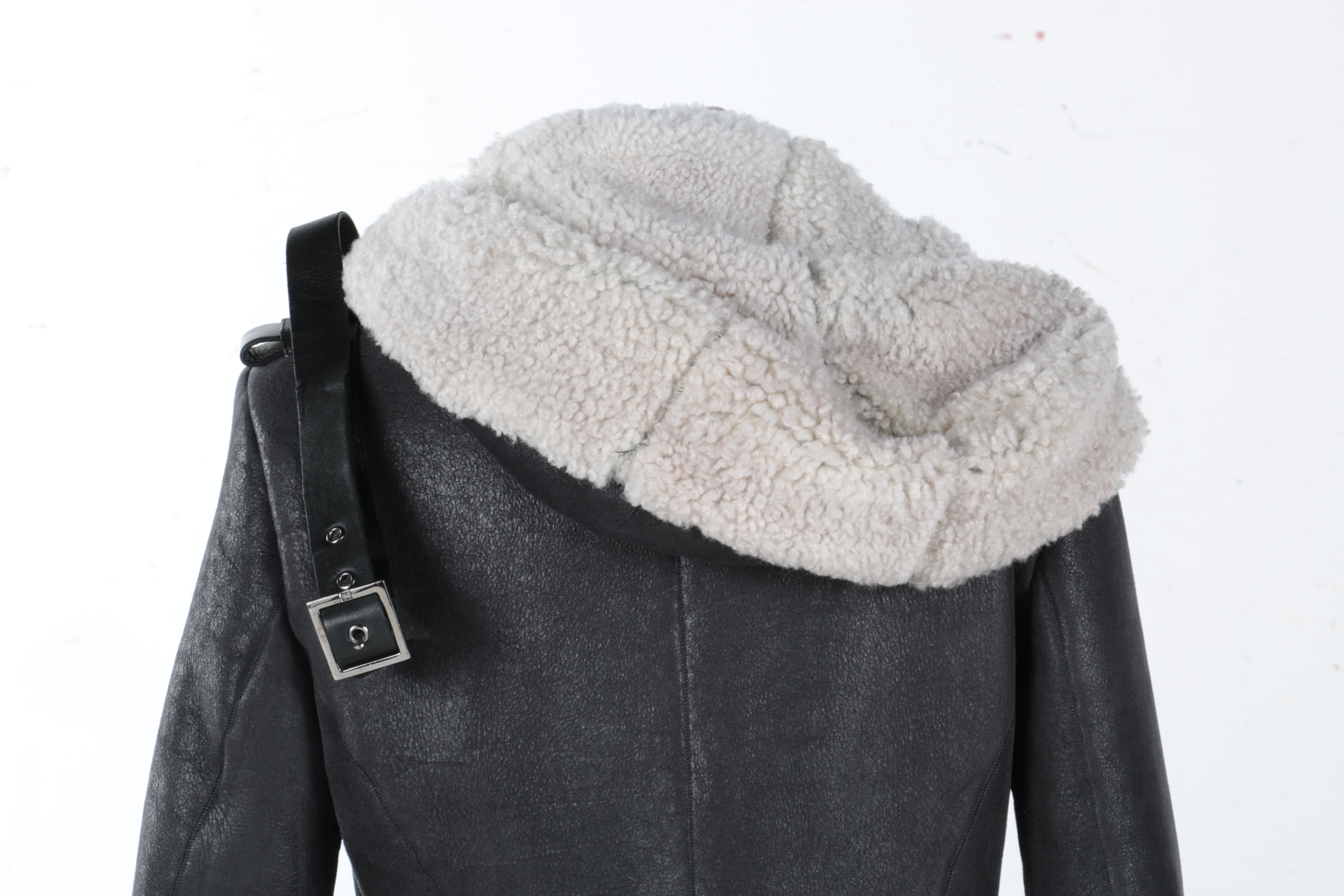 Shearling and Suede Coat