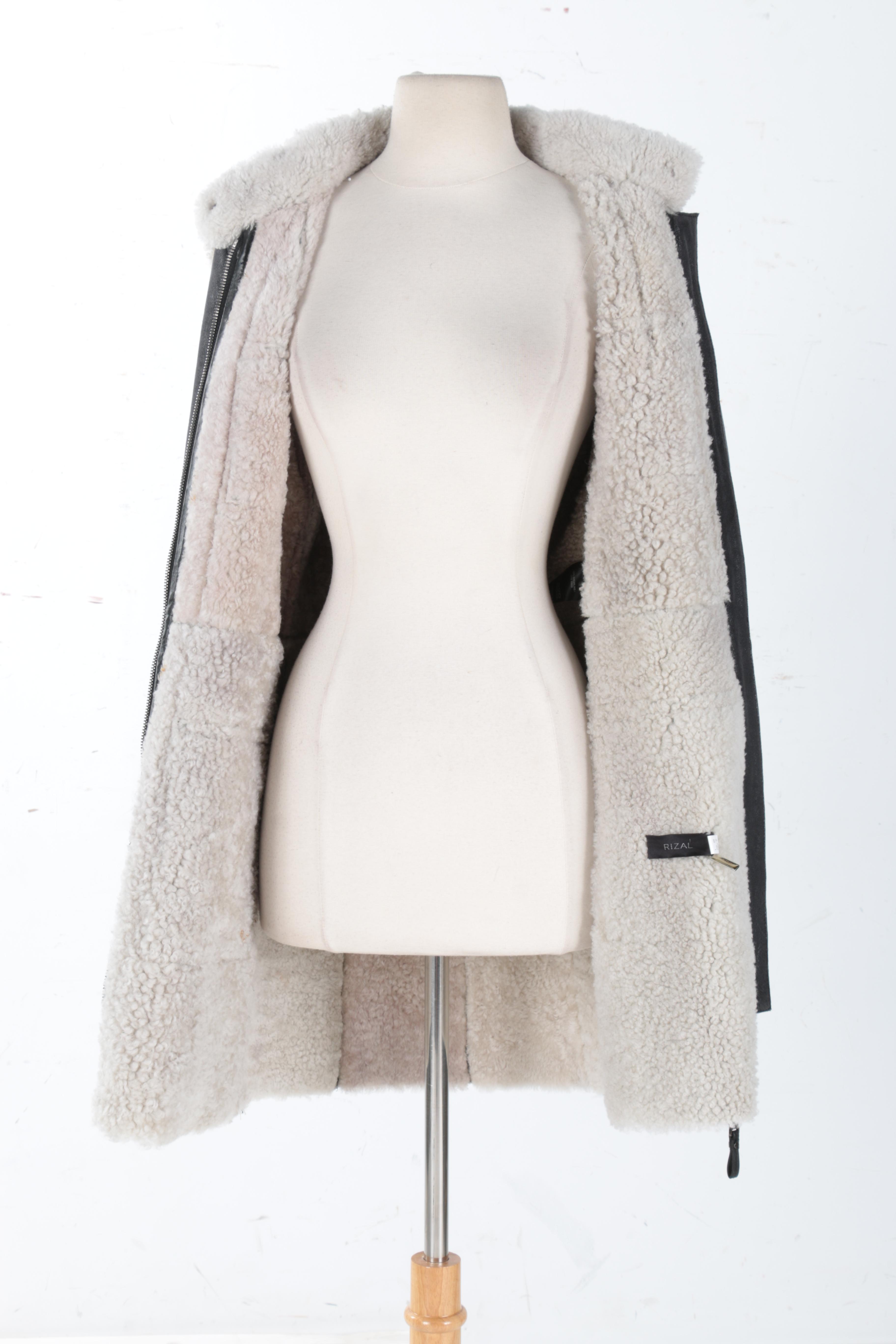 Shearling and Suede Coat